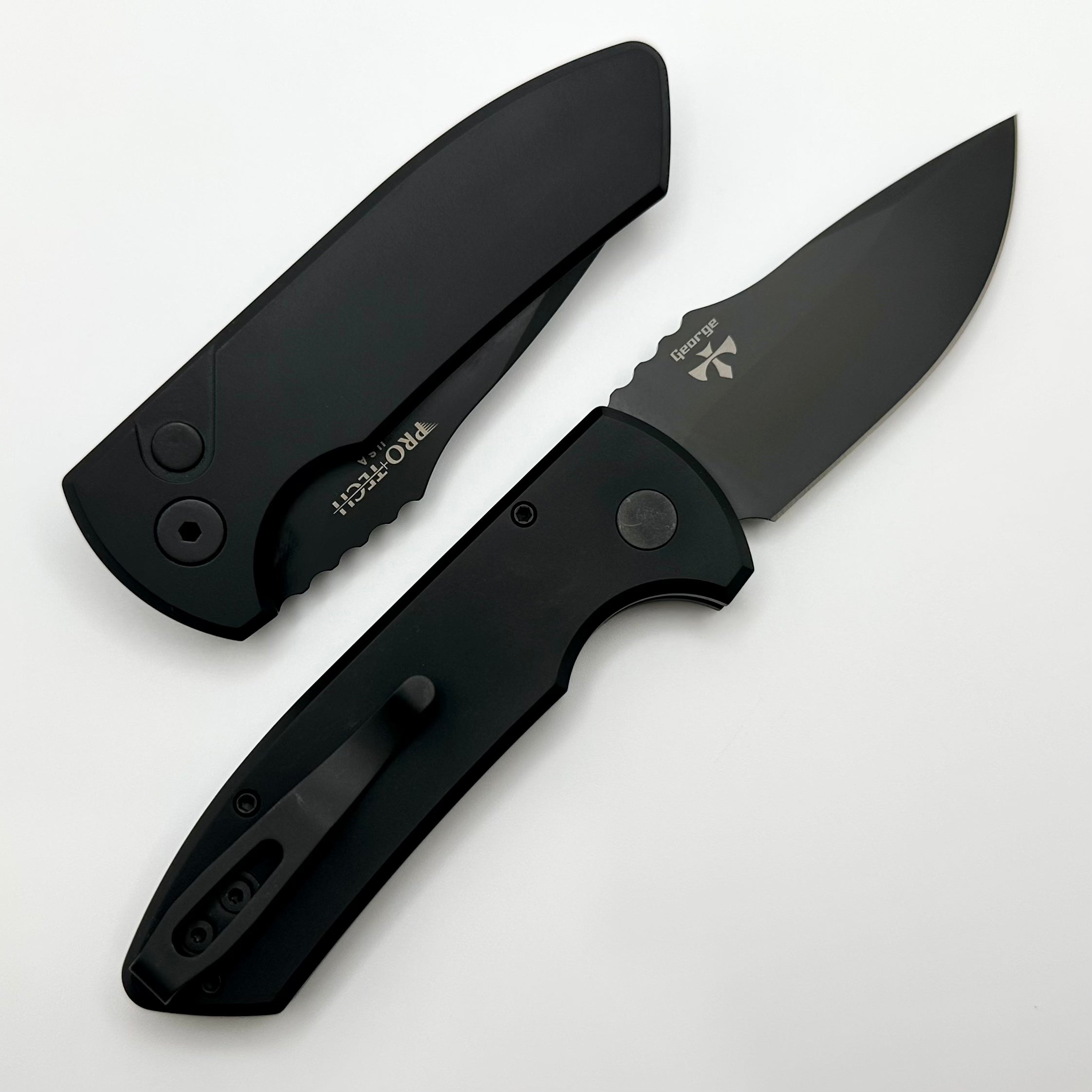 Pro-Tech SBR Short Bladed Rockeye: Premium Tactical Knife with S35VN Blade & Smooth Aluminum Handle