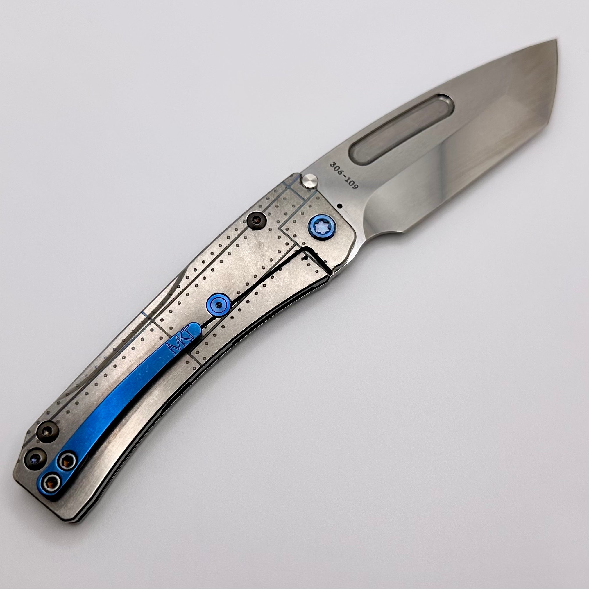 Medford Slim Midi Tanto EDC Knife - Premium S45VN Blade & Blue Hardware