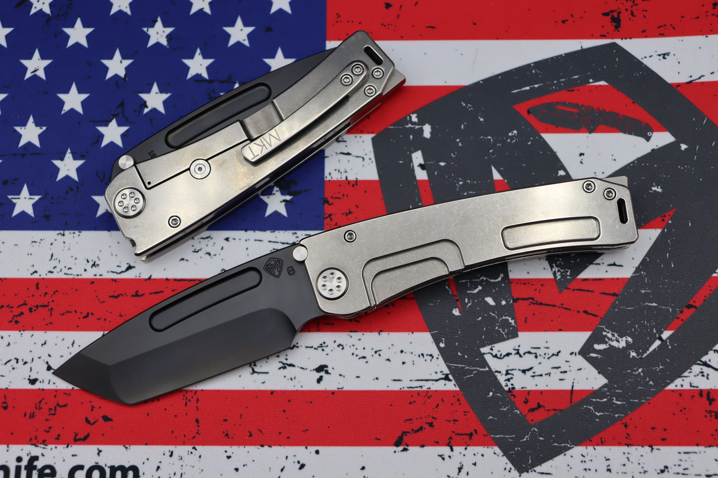 Medford Marauder H Tanto PVD S35 & Tumbled Frame - Premium Tactical Knife