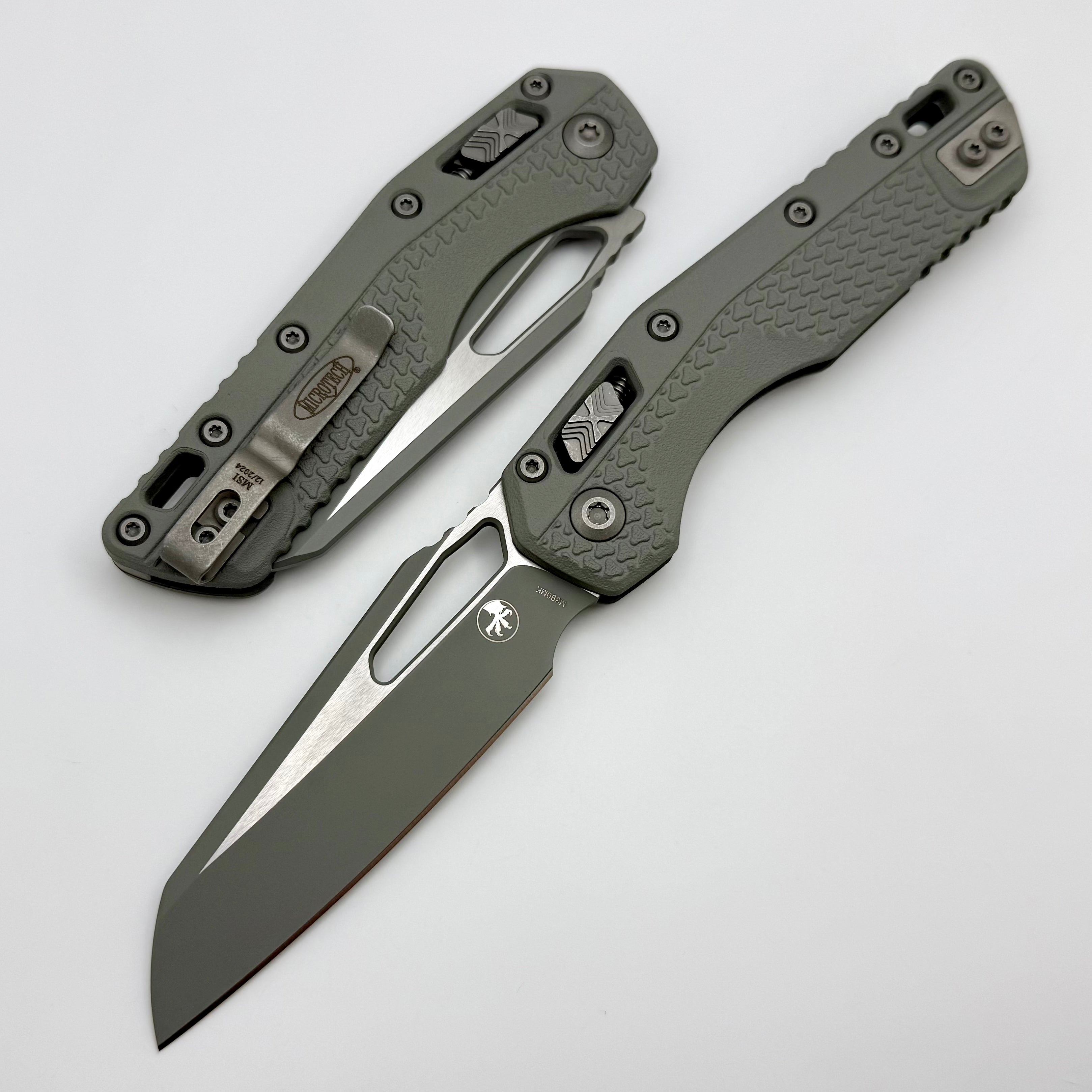 Microtech MSI RAM LOK Premium Folding Knife - Bull Shark Gray Cerakote