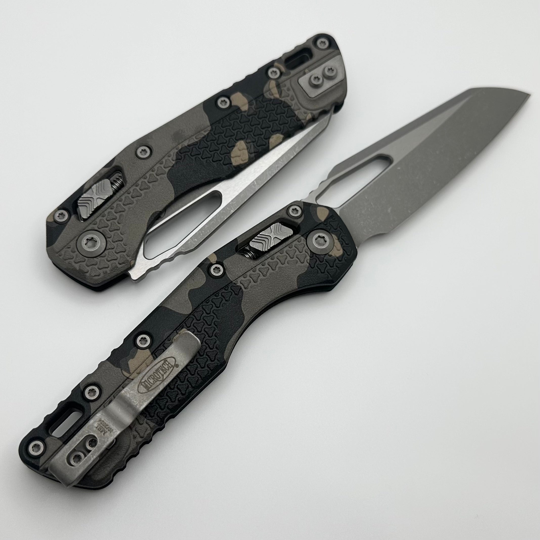 Microtech MSI RAM LOK Tactical Folding Knife - Camo Polymer Handle & M390MK Blade