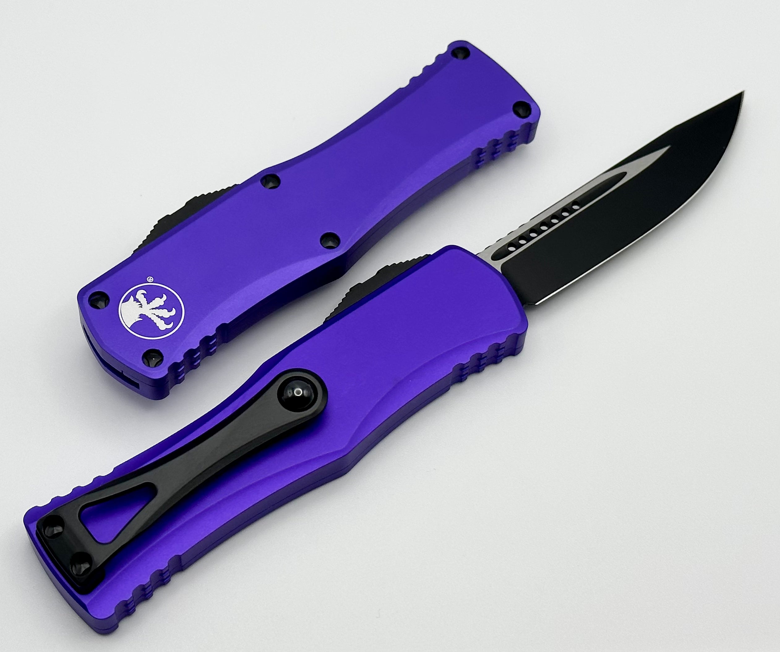 Microtech Hera Premium Tactical Knife - Black & Purple Edition