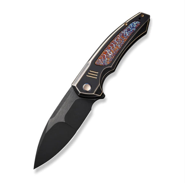 Ultimate Hyperactive Flipper Knife - Premium Black Titanium Handle with Vanax Blade