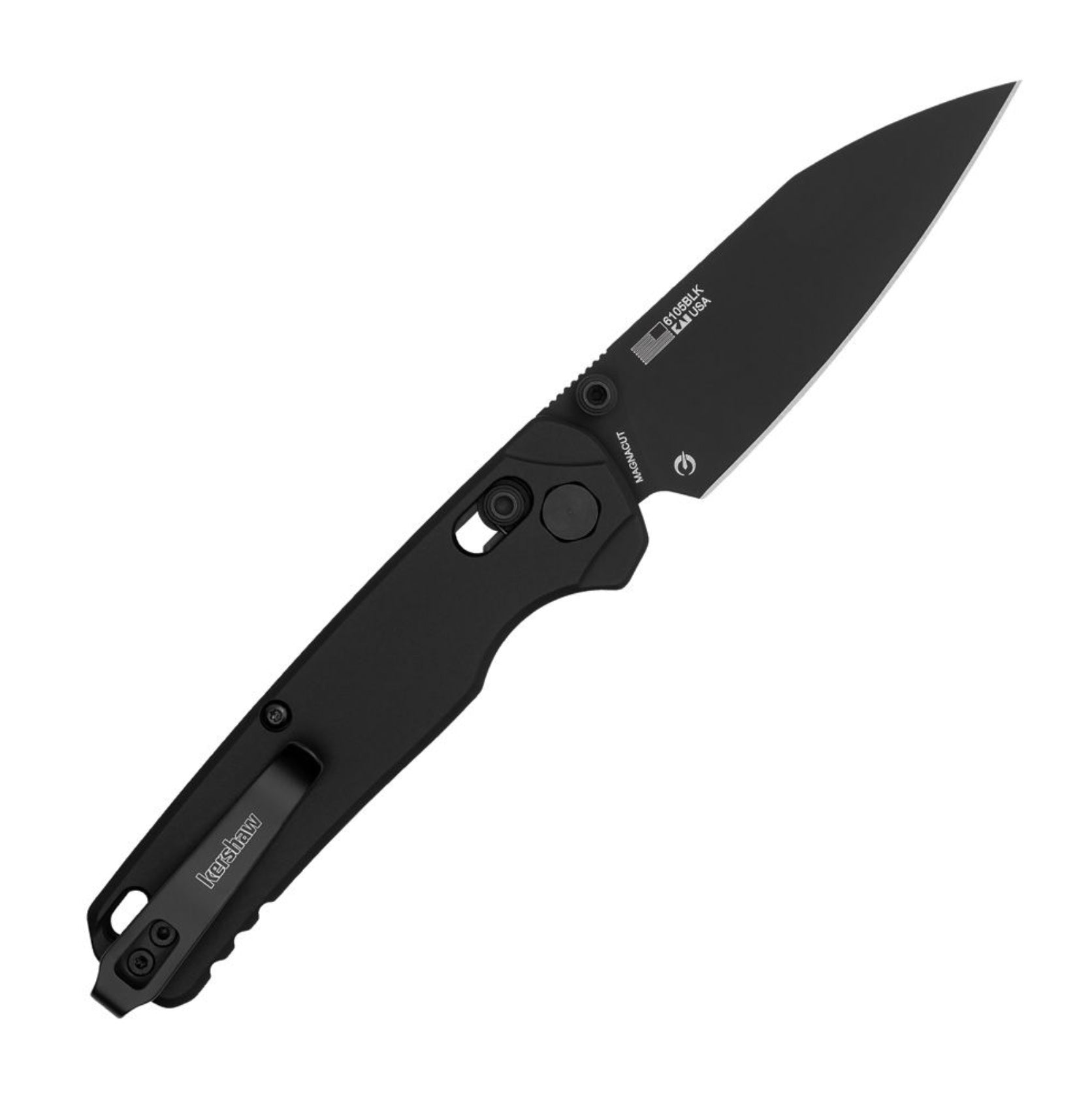 Kershaw Bel Air Ultimate EDC Knife - Black Aluminum Handles with PVD MagnaCut Blade