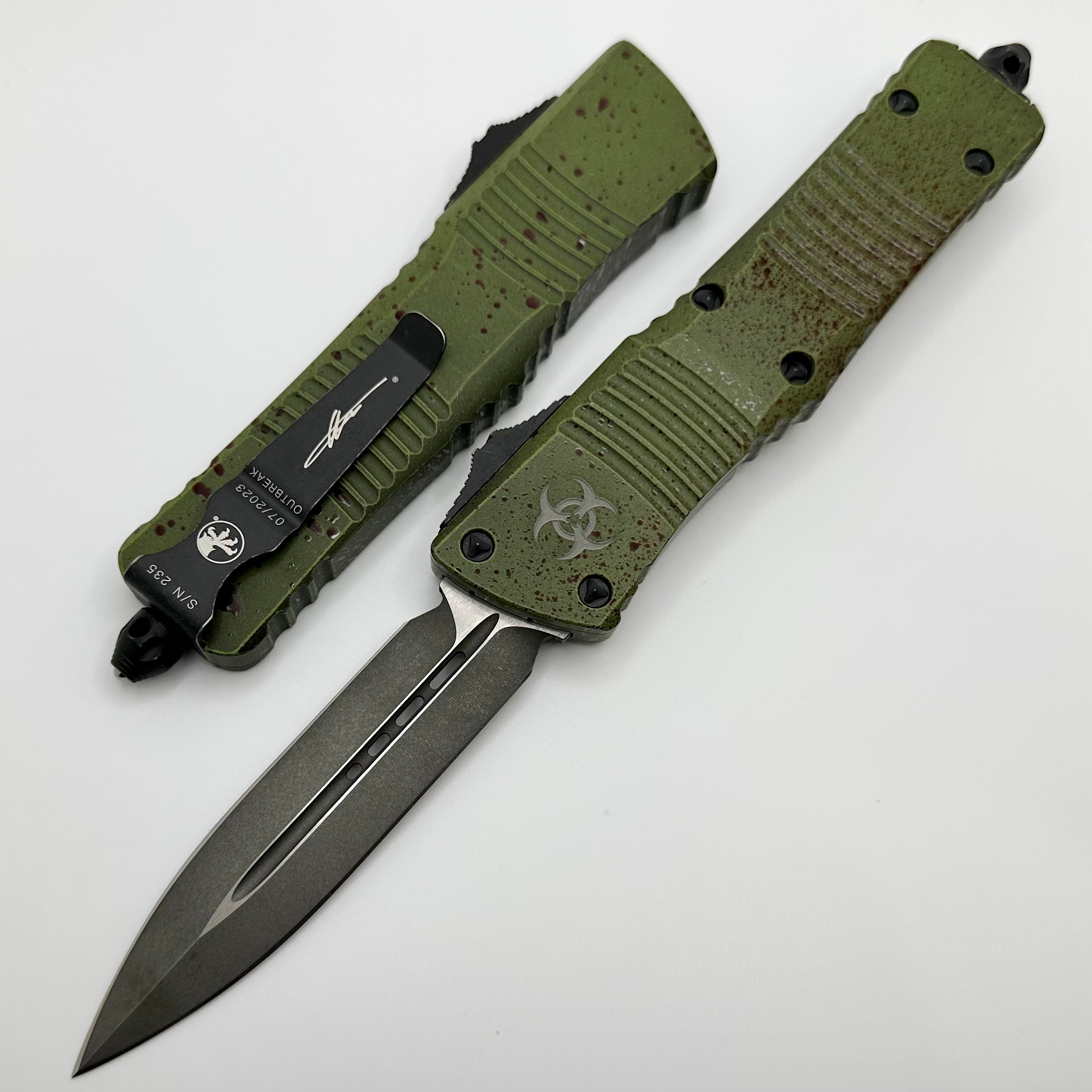 Ultimate Microtech Combat Troodon OTF Knife - Premium Double Edge Tactical Blade