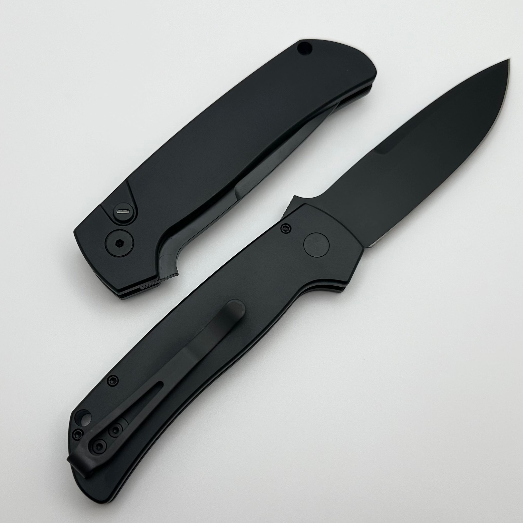 Pro-Tech Terzuola ATCF Operator - Premium Tactical Knife with Aluminum Handles & DLC 154CM Blade