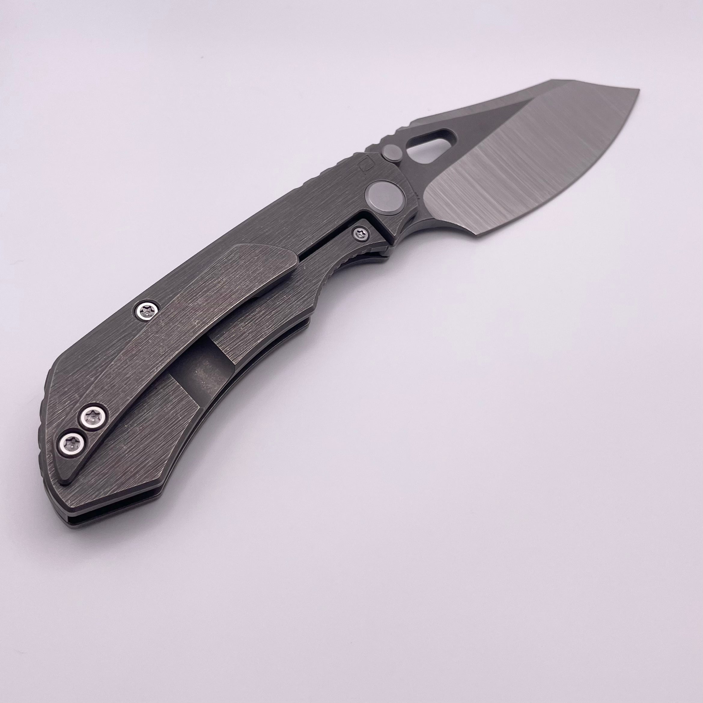 Premium Pre-Owned Custom Knife Factory Rotten Design Evo 4.0 - S90V Blade & Titanium Handles