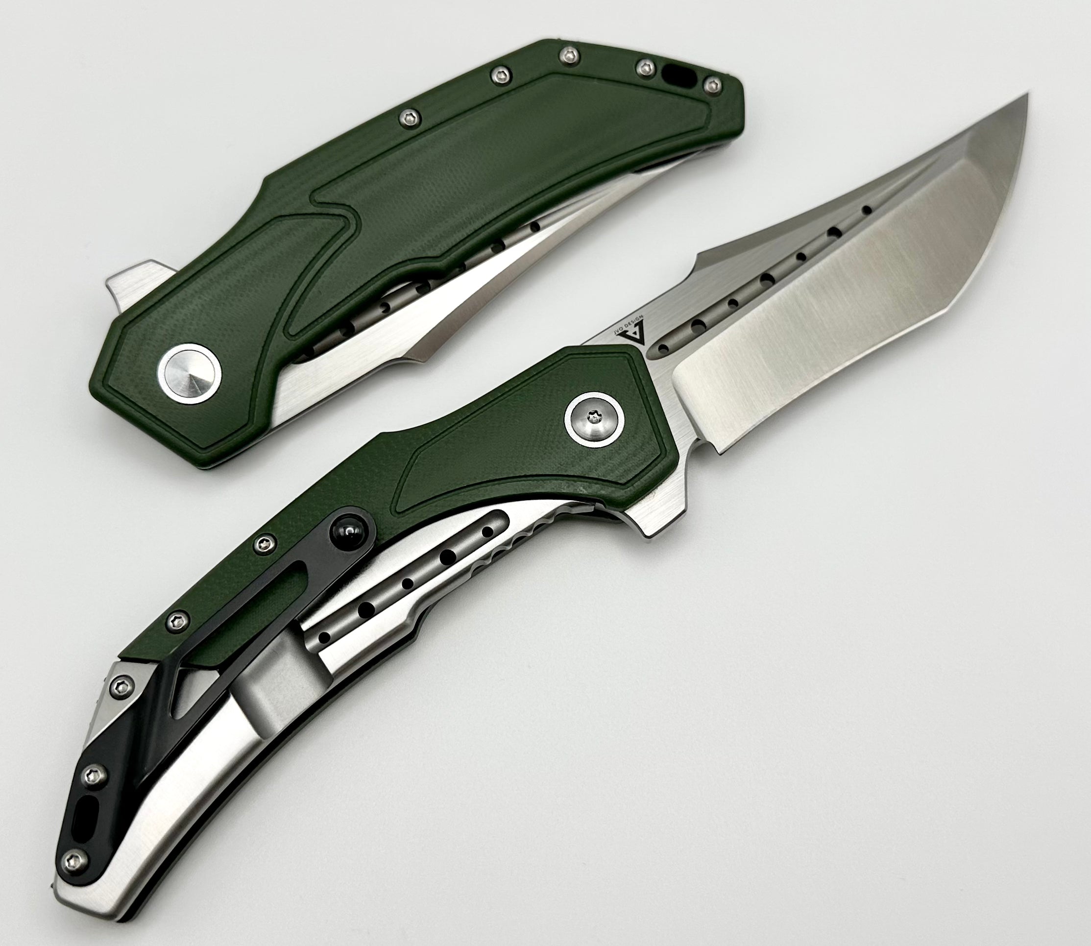 Begg Knives Astio OD G-10 & D2 BG007 - Premium Tactical Folding Knife