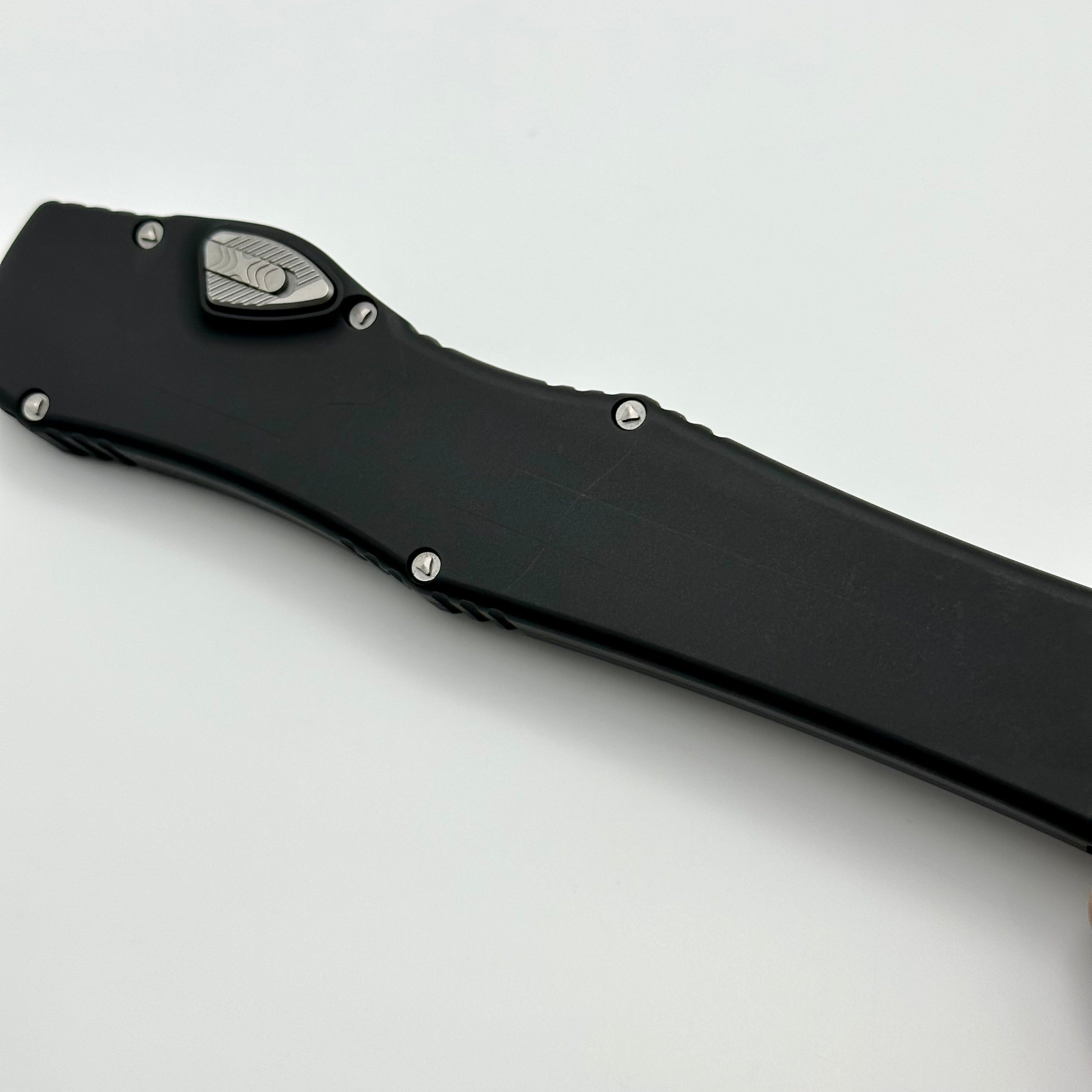 Ultimate Marfione Custom Knives Halo VI Prototype - Star Ground M390 & Black Aluminum Handle