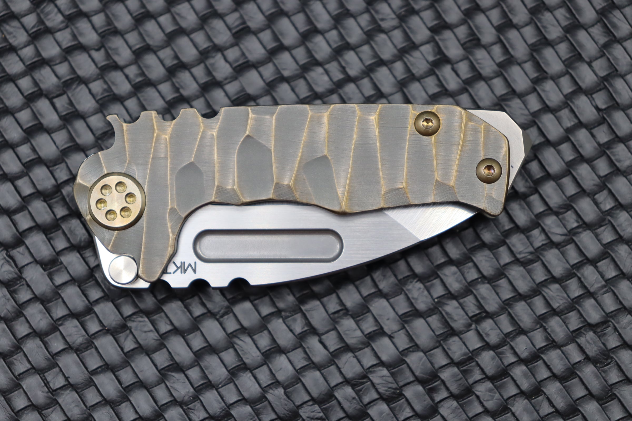 Medford Micro Praetorian T - Premium Compact Tactical Knife with Bronze Accents