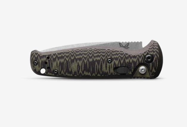 Premium Benchmade CLA Automatic Knife - Green/Black G-10 & Satin 154CM