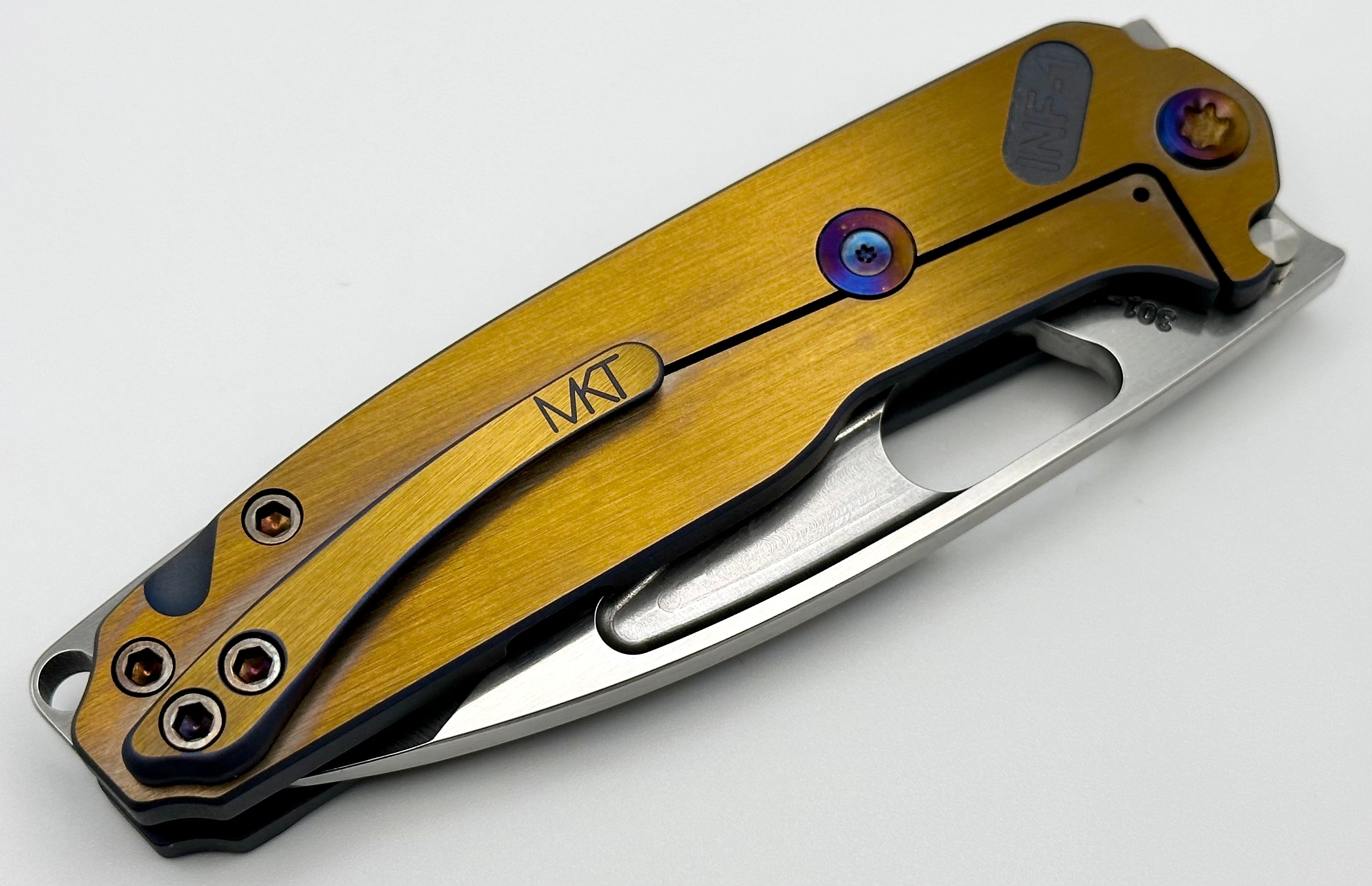 Medford Knife Infraction: Premium EDC with Tumbled S35 Blade & Bronze Handles