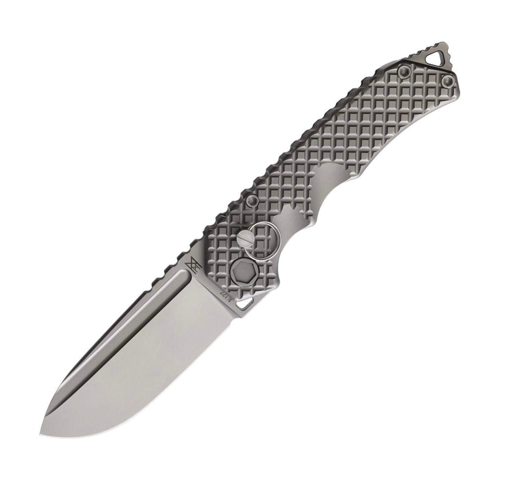 Midgards Messer Hermod Premium Titanium Frame Lock Knife with CPM-D2 Blade