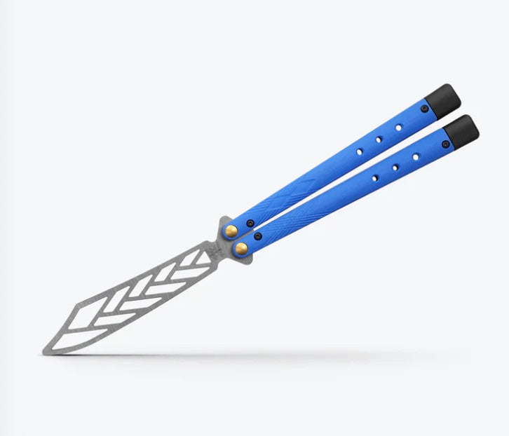 Premium Benchmade Necron Trainer - Blue G-10 & 440C Steel