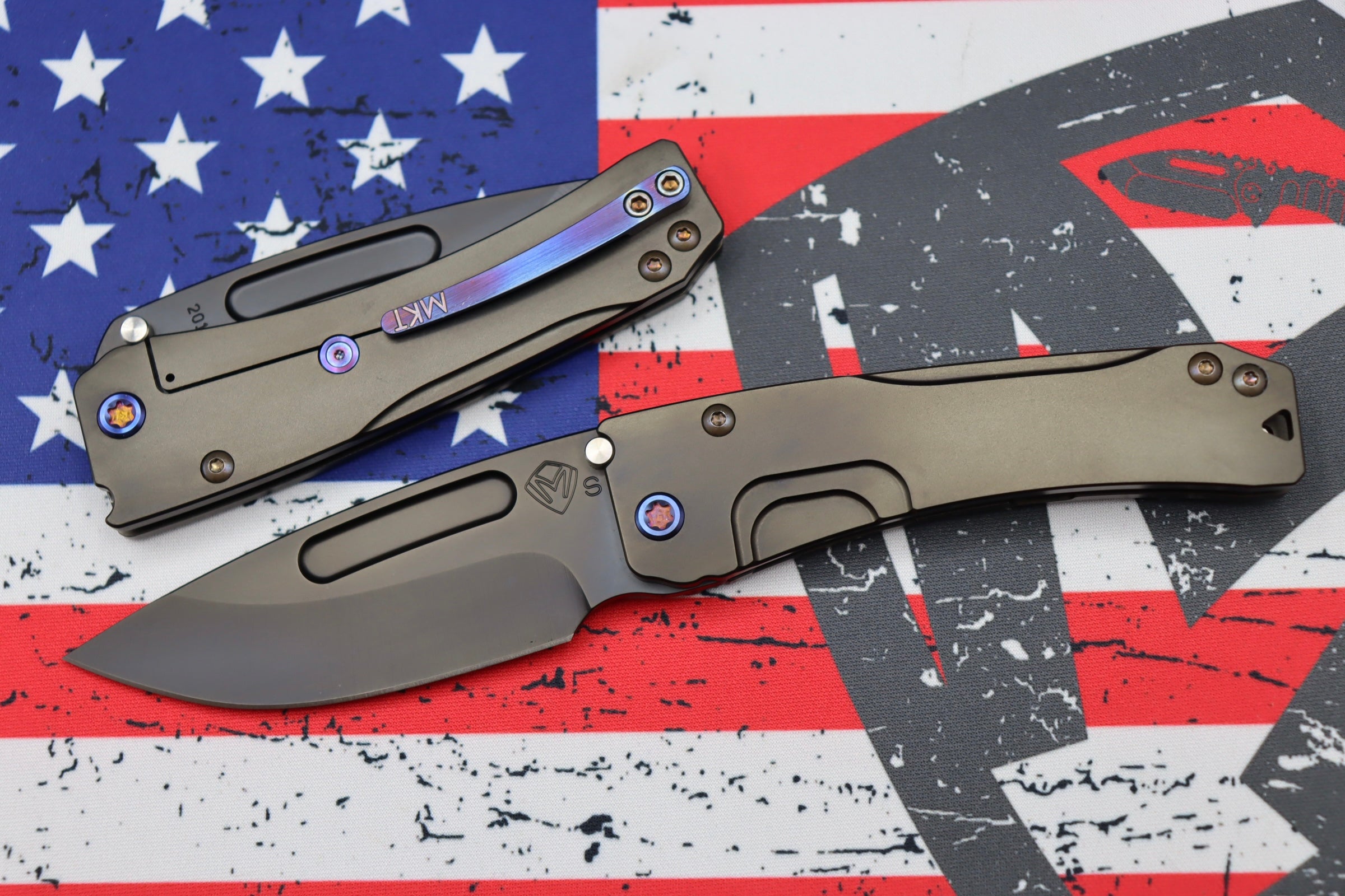 Medford Slim Midi Drop Point EDC Knife - Premium S35VN Blade & PVD Handles