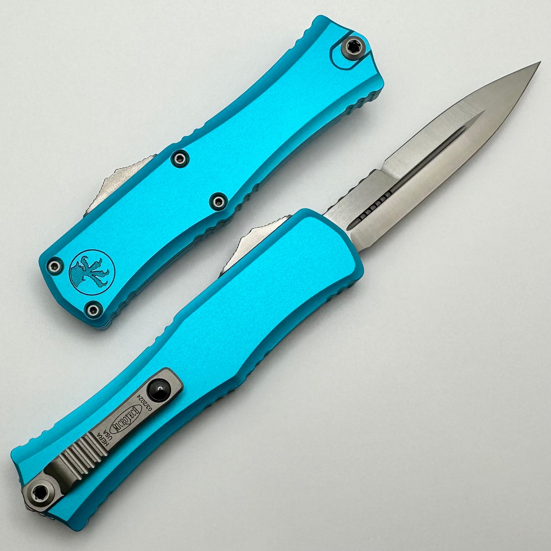 Microtech Premium Mini Hera Satin OTF Knife - Ultimate EDC Upgrade