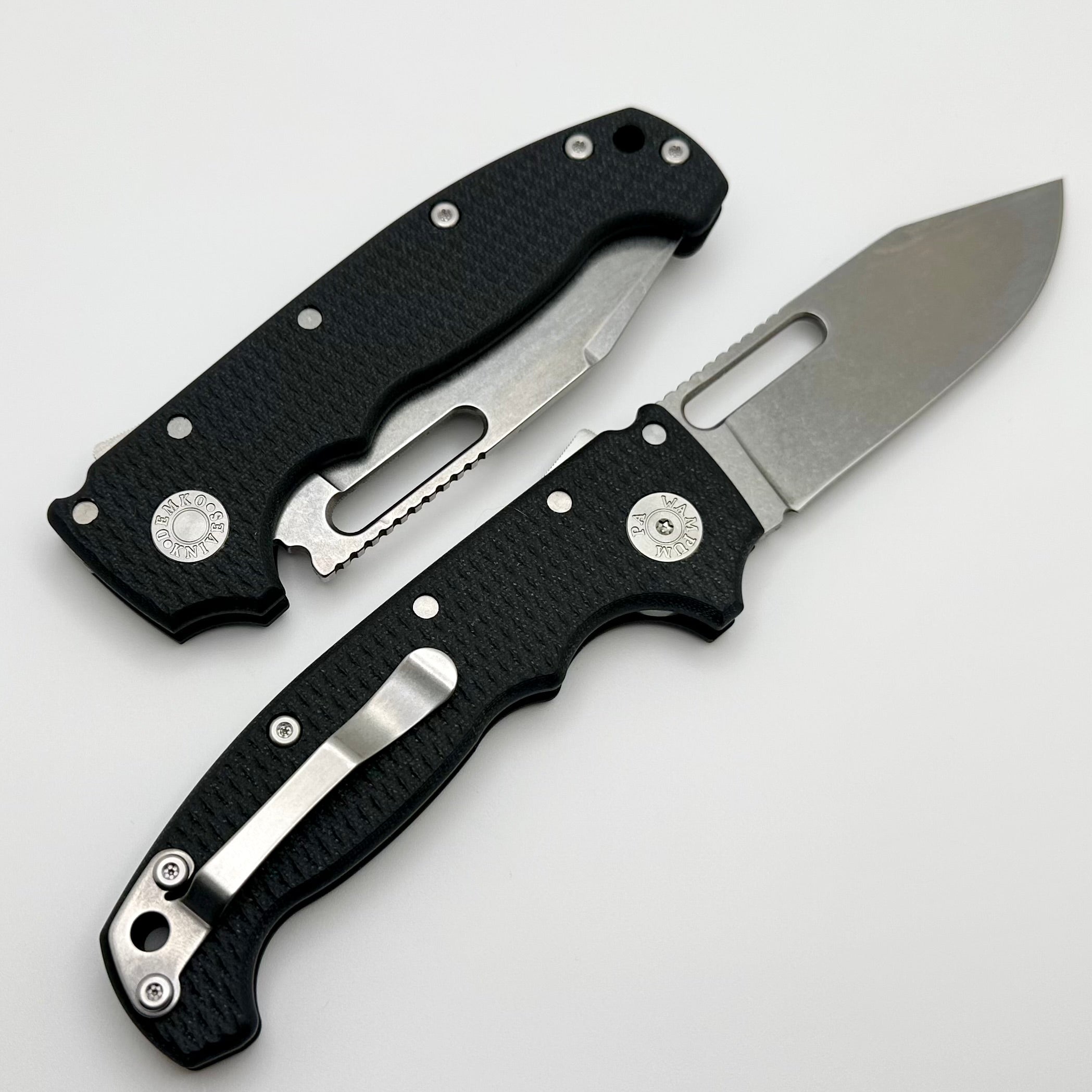 Premium Demko AD20S V2 Clip Point Knife - MagnaCut Steel & Black G-10 Handle