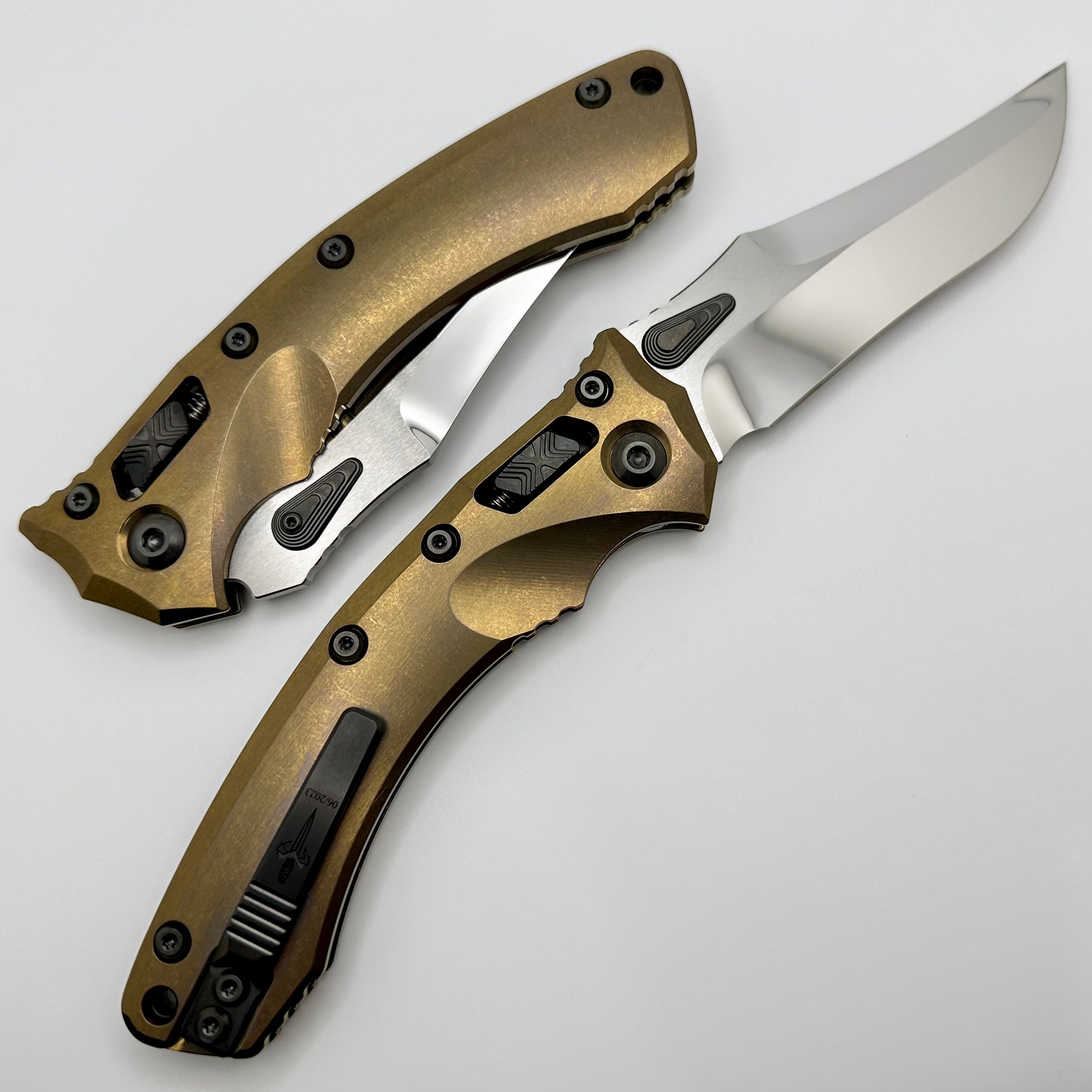 Marfione Custom Amphibian RAM-LOK Ultimate Edition - Mirror Polish M390 & Bronze Titanium