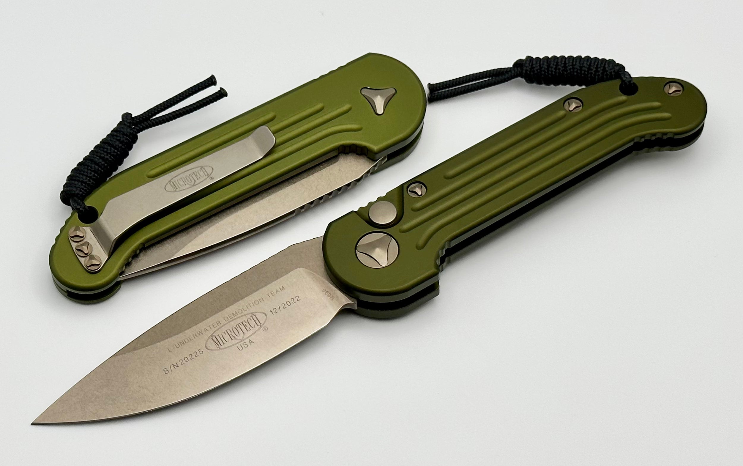 Microtech L.U.D.T Ultimate Tactical Knife - OD Green & Bronze