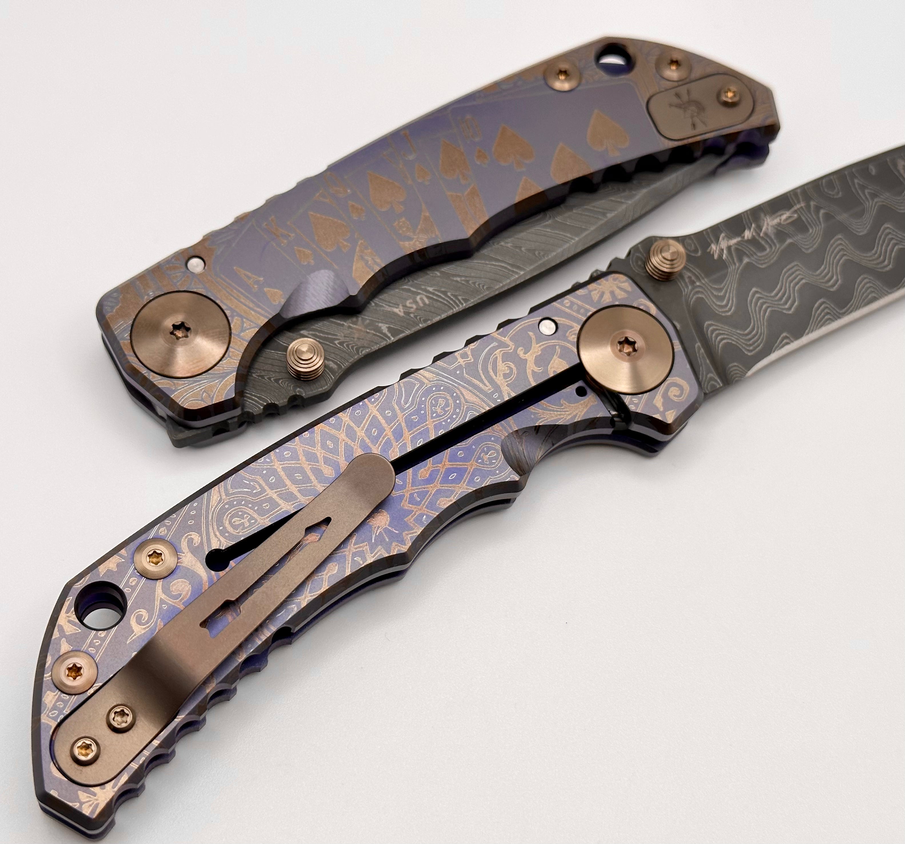 Premium Spartan Blades Harsey Folder 2022 Special Edition - Royal Flush Damascus