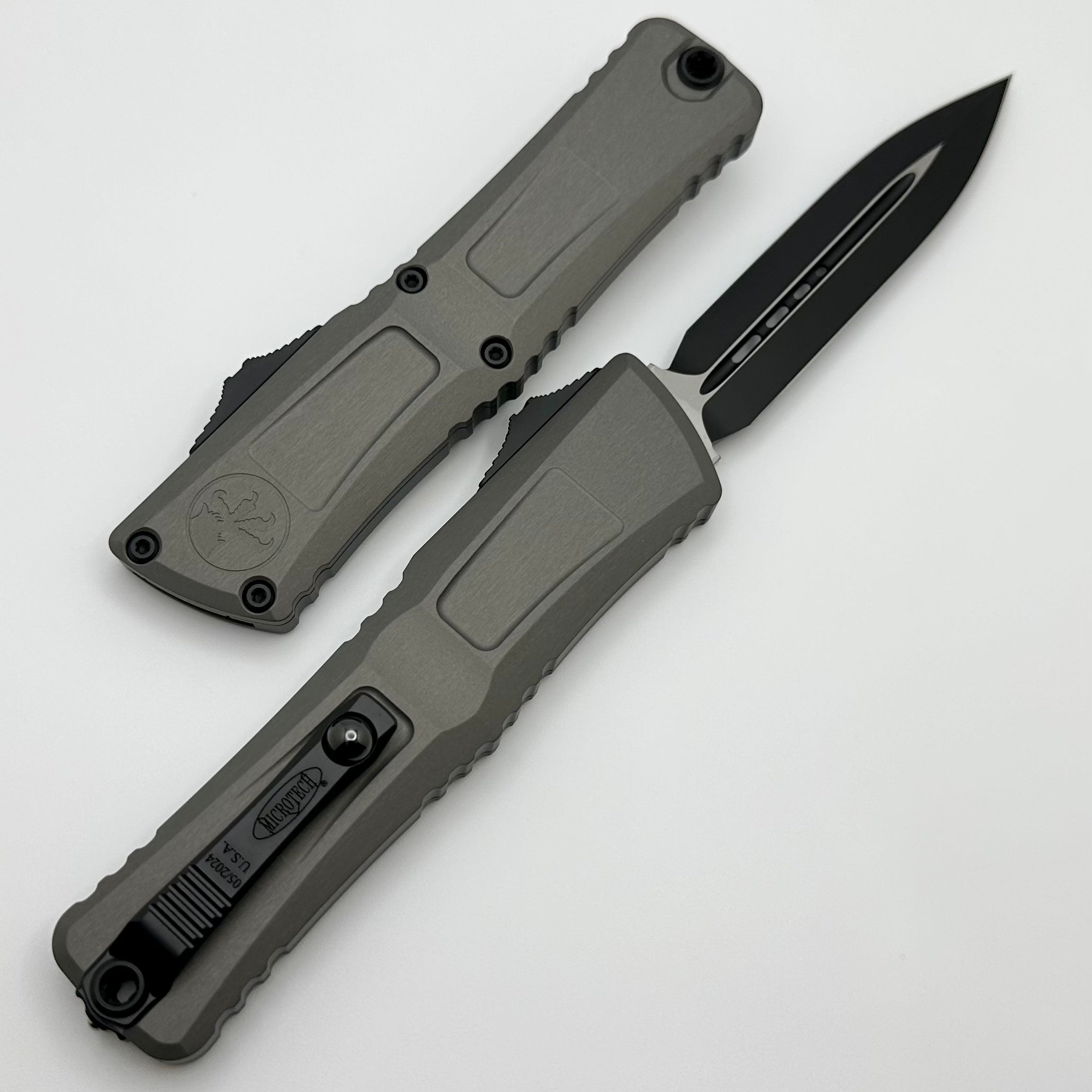 Microtech Combat Troodon Gen III Premium OTF Knife - Black Double Edge