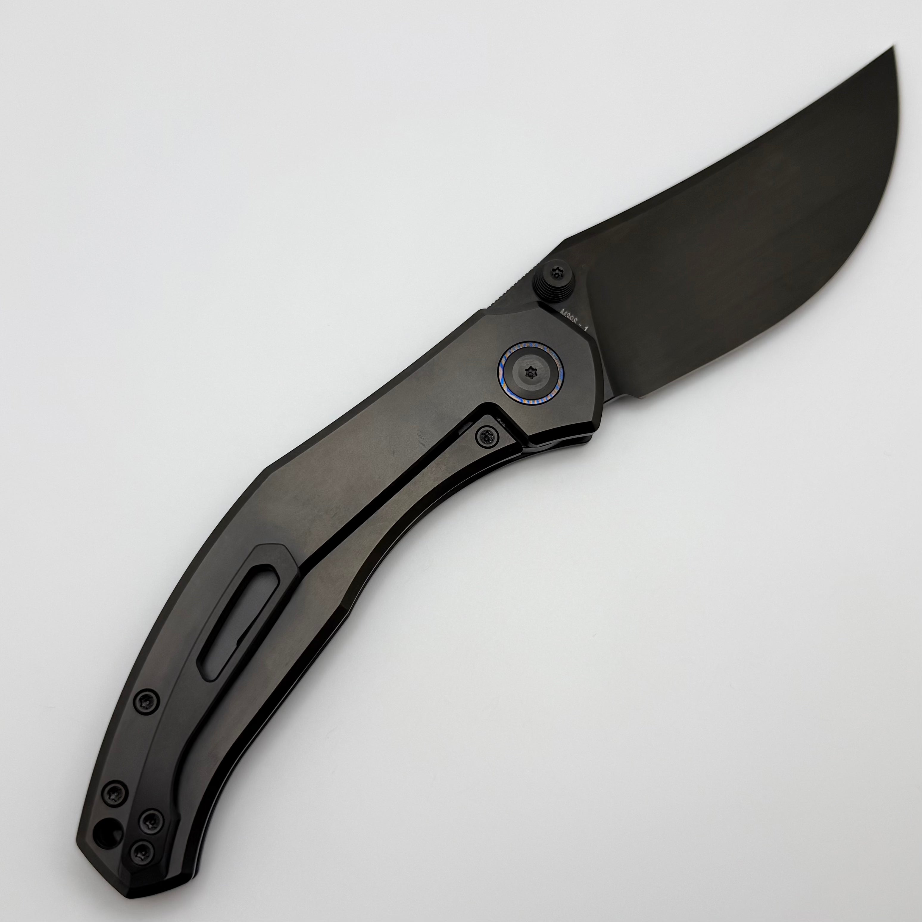 Premium CKF Blava Titanium Folding Knife - Ultimate M398 Blade