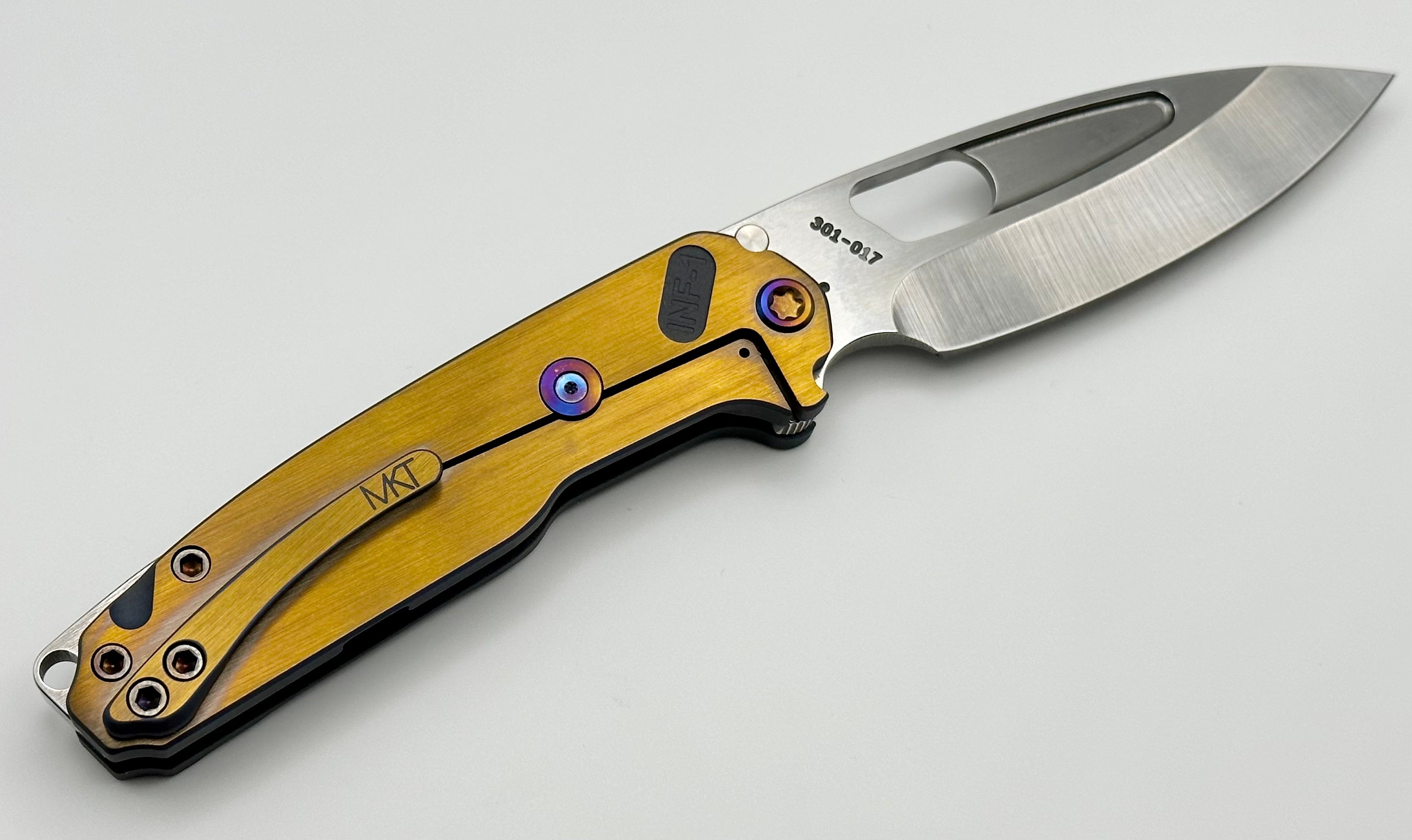 Medford Knife Infraction: Premium EDC with Tumbled S35 Blade & Bronze Handles