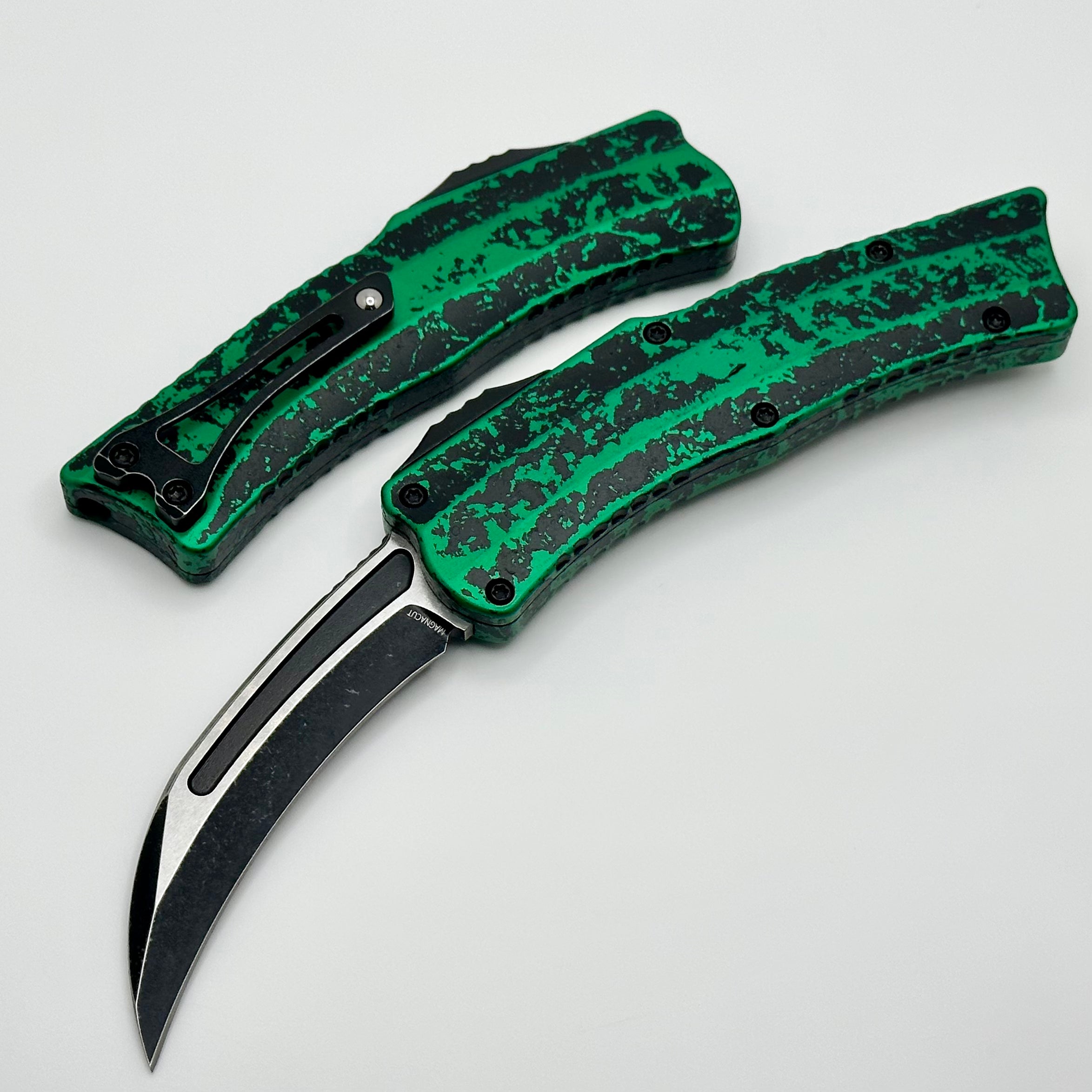 Heretic ROC Premium Tactical Knife - MagnaCut Blade & Breakthrough Green Handle