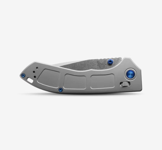 Benchmade Narrows Ultimate Titanium EDC Knife with Stonewash Drop Point