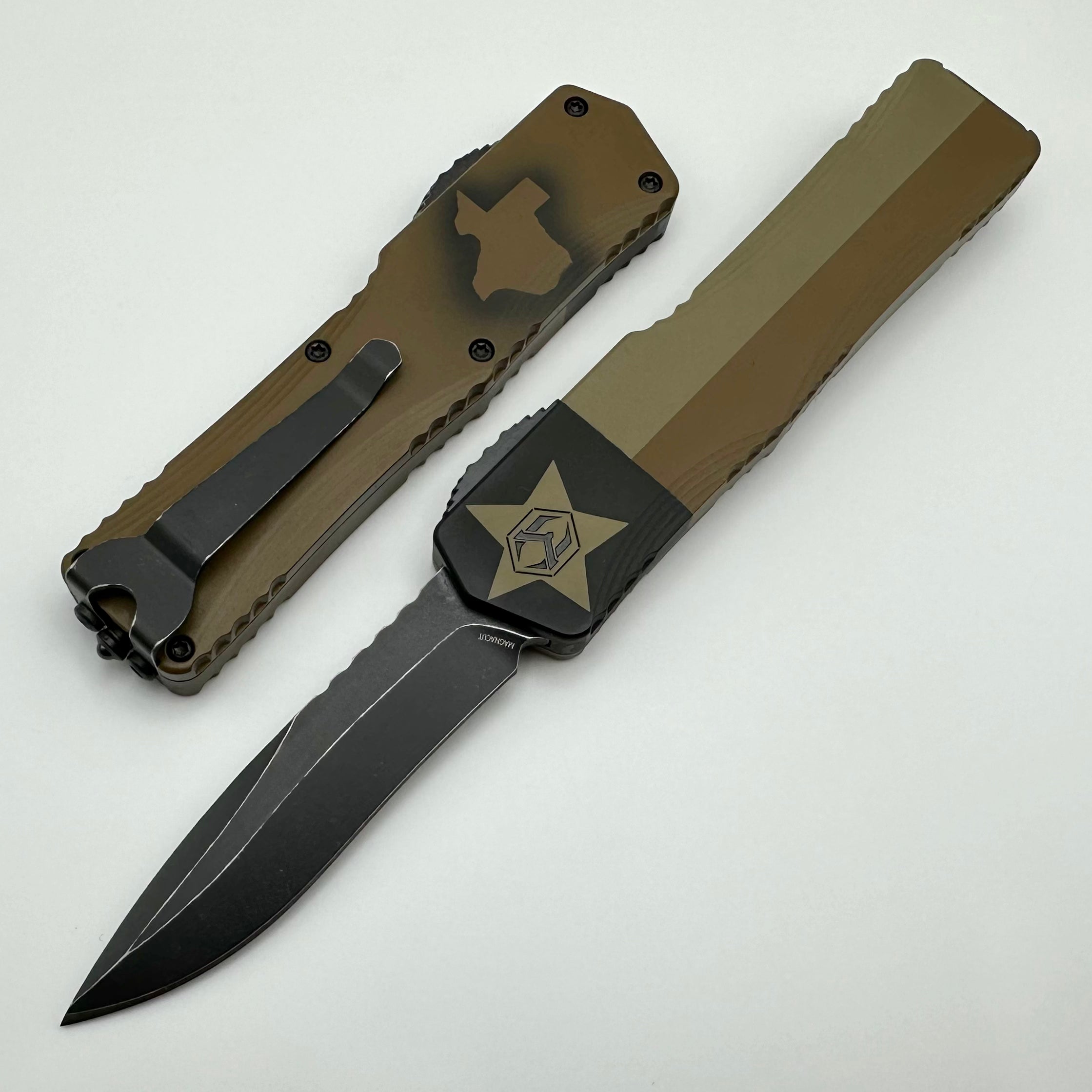 Heretic Knives Colossus Battle Black: Ultimate Texas Edition with Magnacut Blade