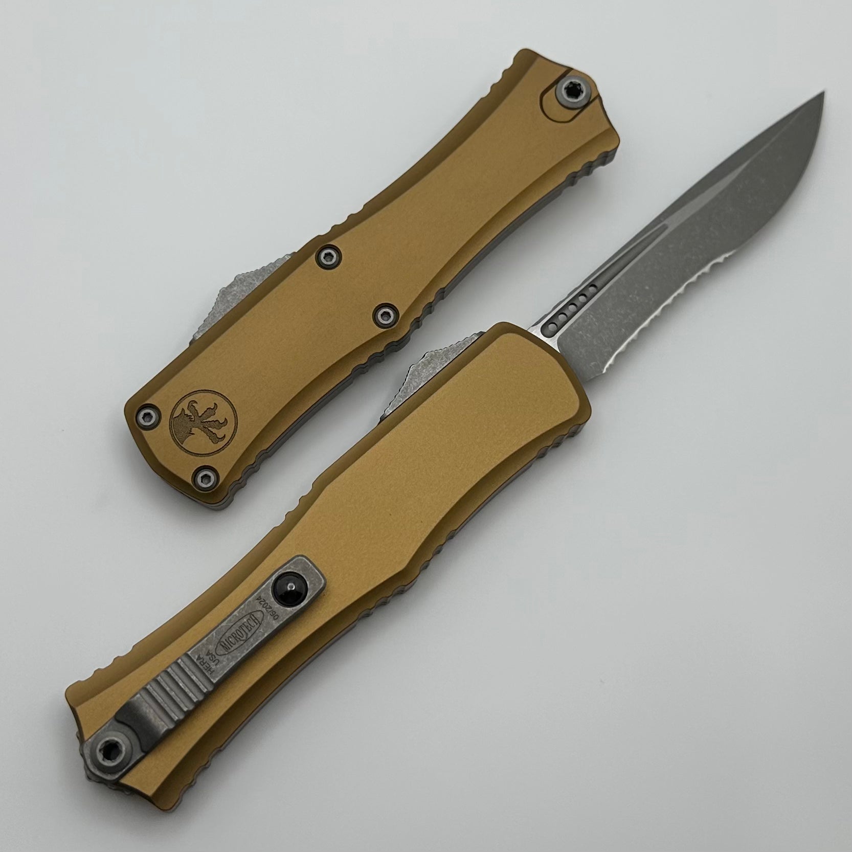 Microtech Hera II Mini Apocalyptic EDC Knife - Premium M390MK Blade & Tan Handle