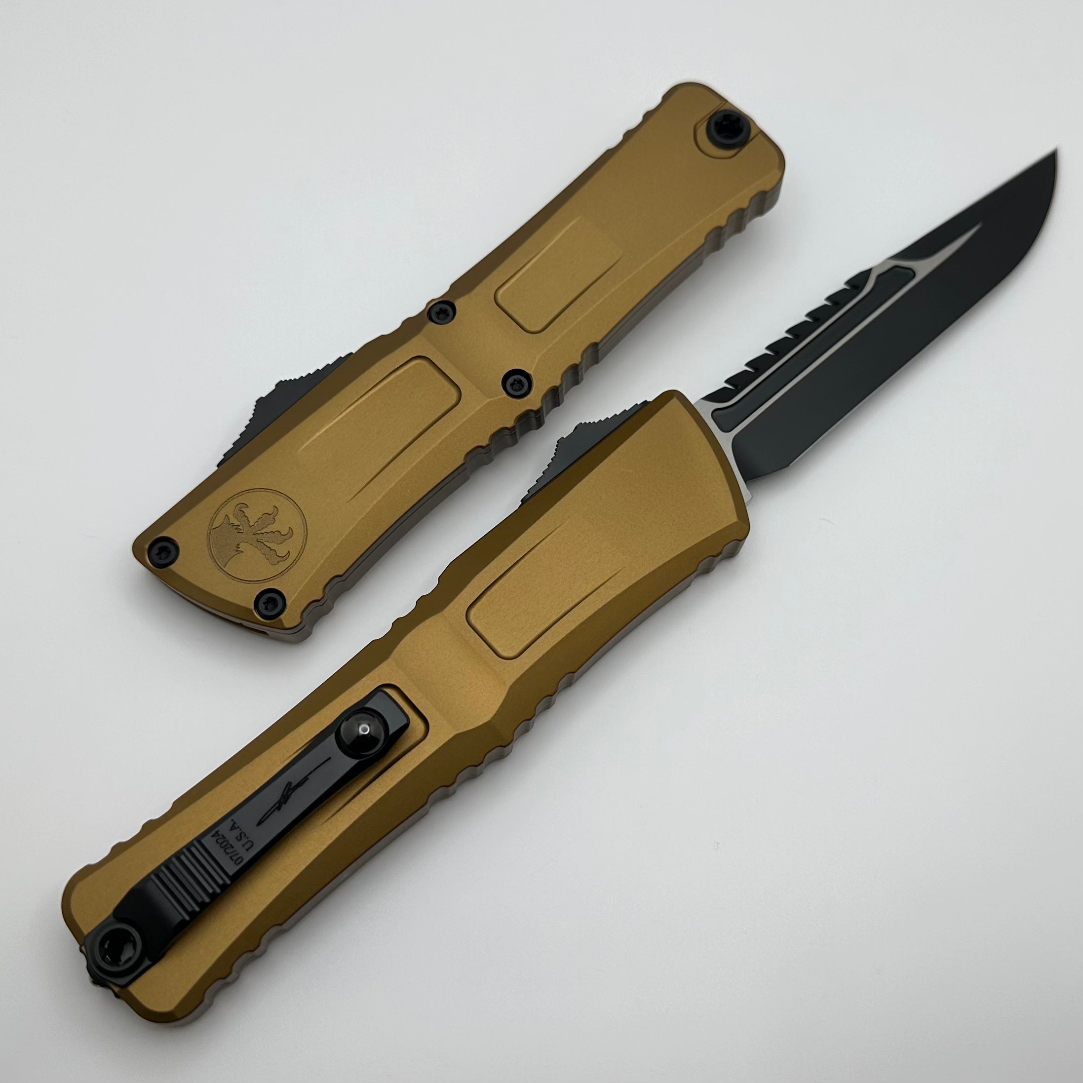 Microtech Ultimate Combat Troodon Gen III Tan OTF Knife