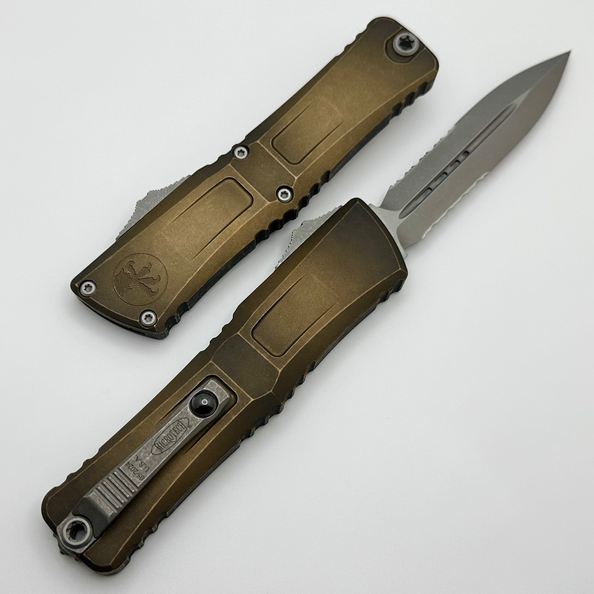 Microtech Ultimate Combat Troodon Gen III Apocalyptic Tan Tactical Knife