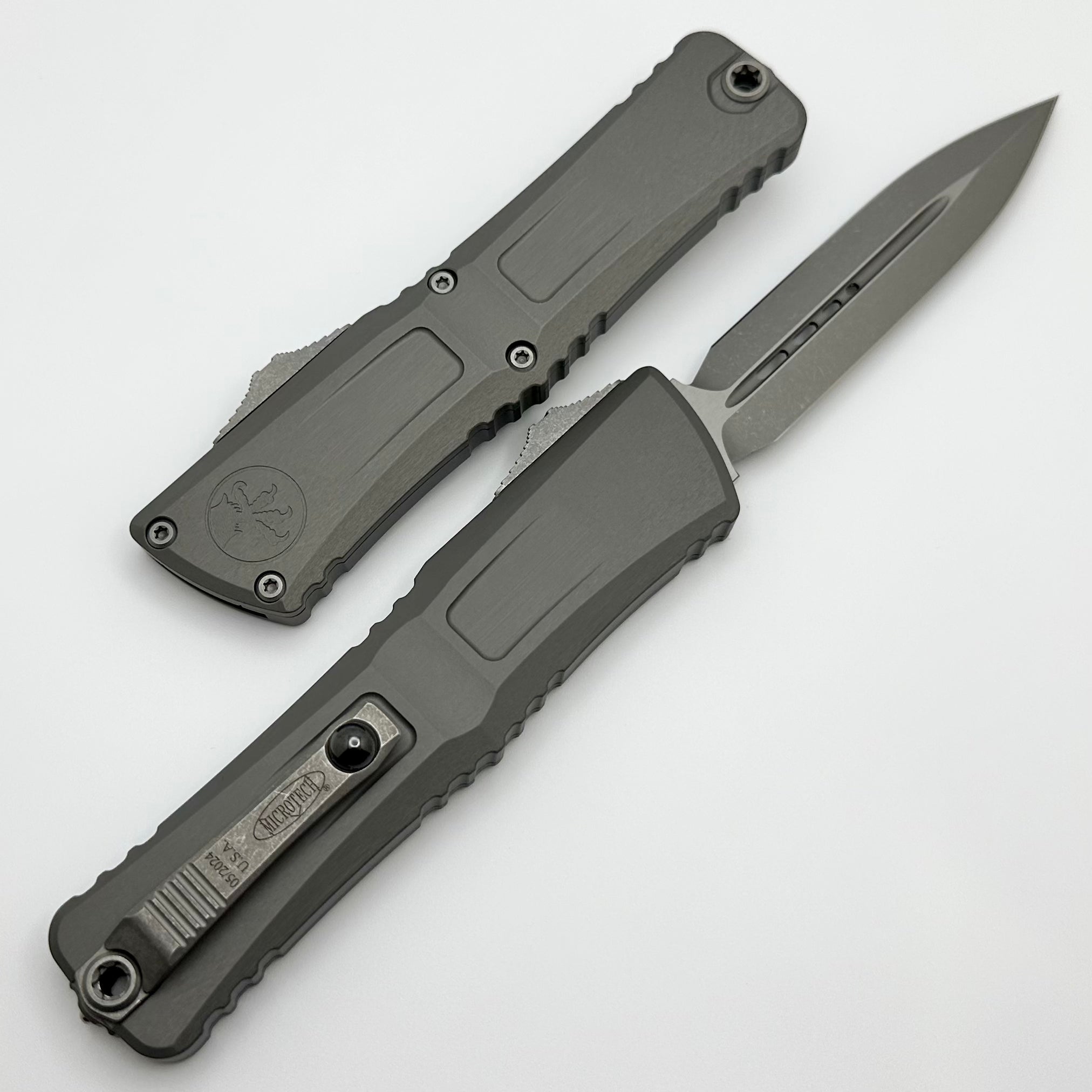 Microtech Ultimate Combat Troodon Gen III - Apocalyptic Finish Double Edge Tactical Knife