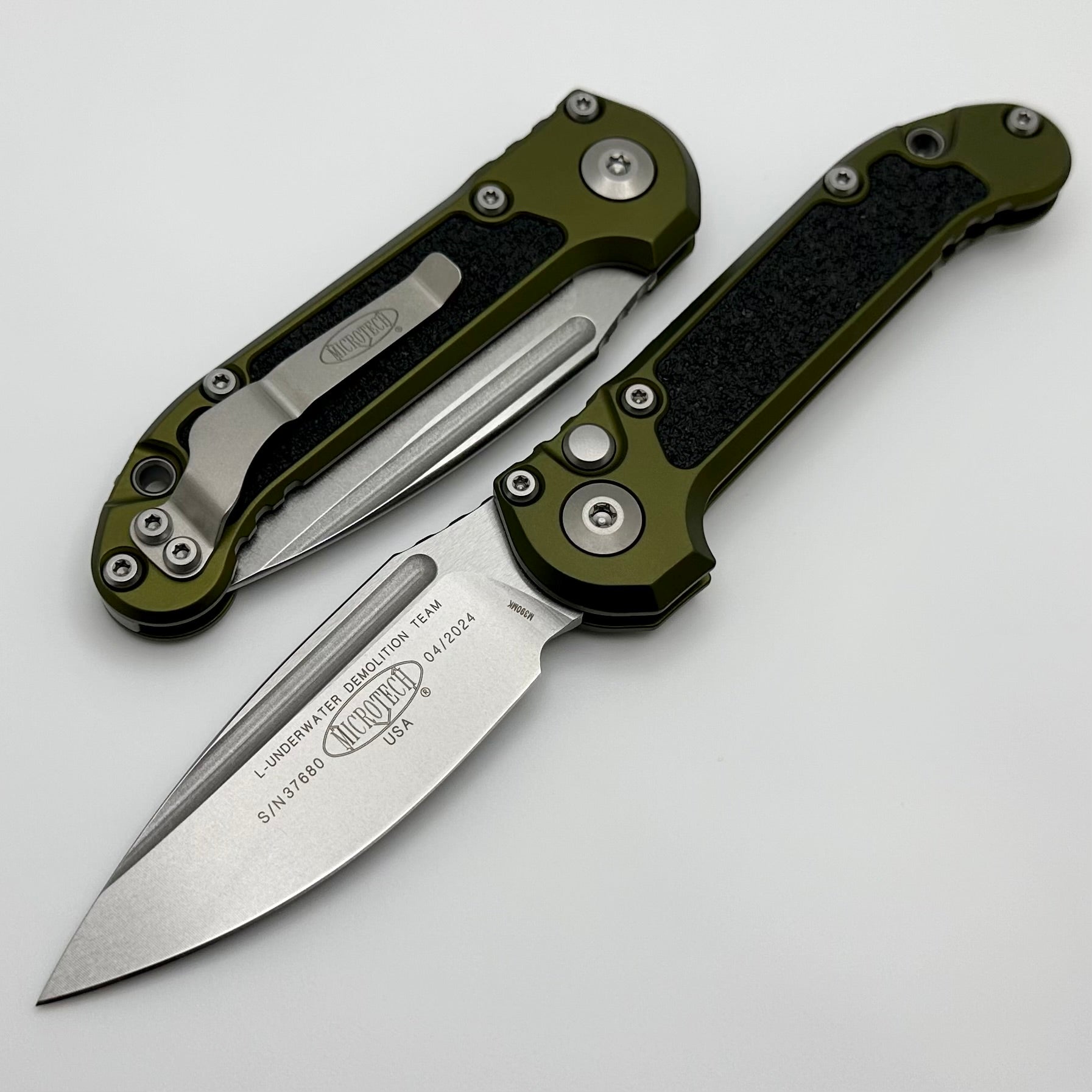 Premium Microtech LUDT Gen III Tactical Knife - OD Green Handle | Ultimate EDC Upgrade