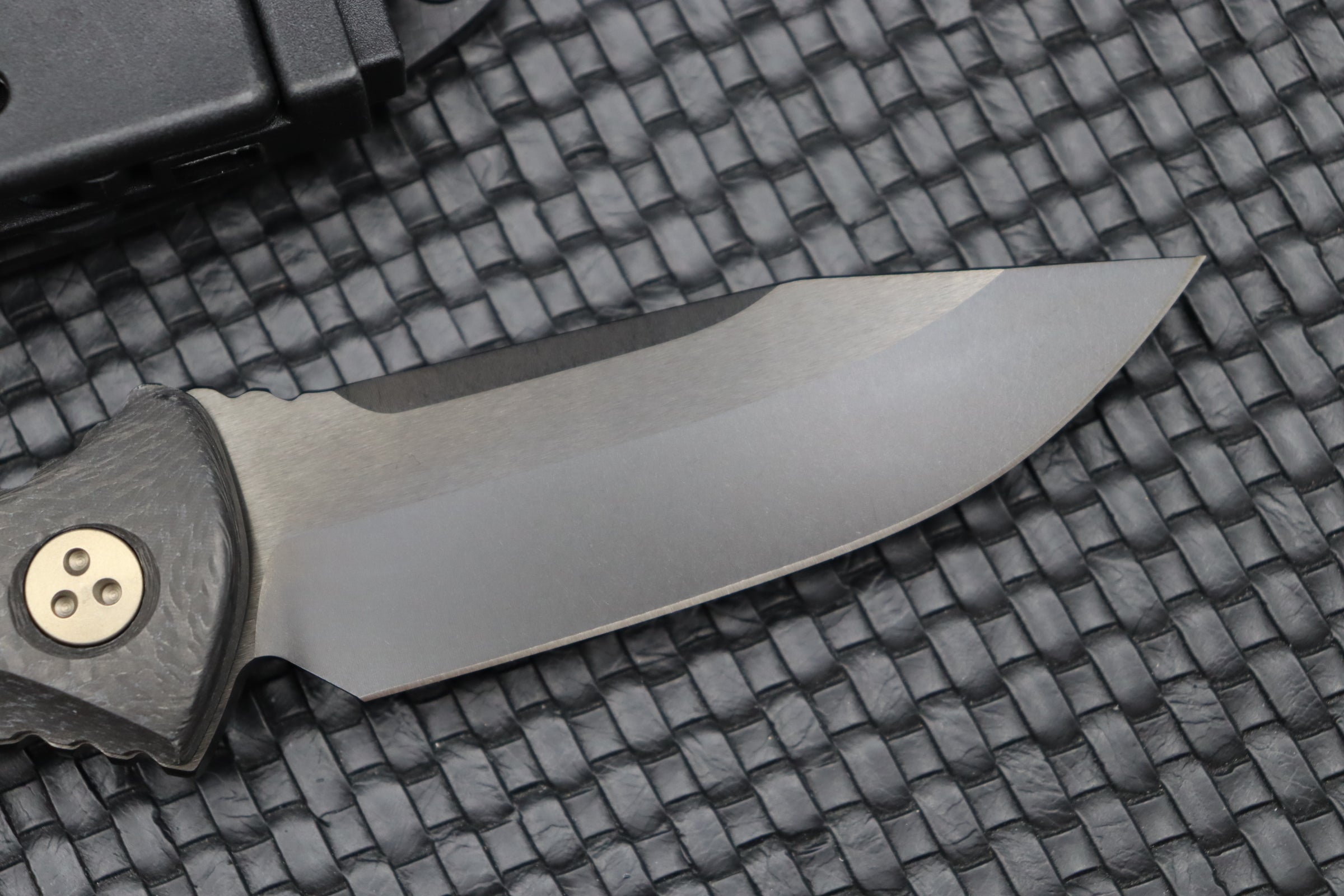 Microtech Socom Alpha Mini Tactical Knife - Black DLC & Carbon Fiber