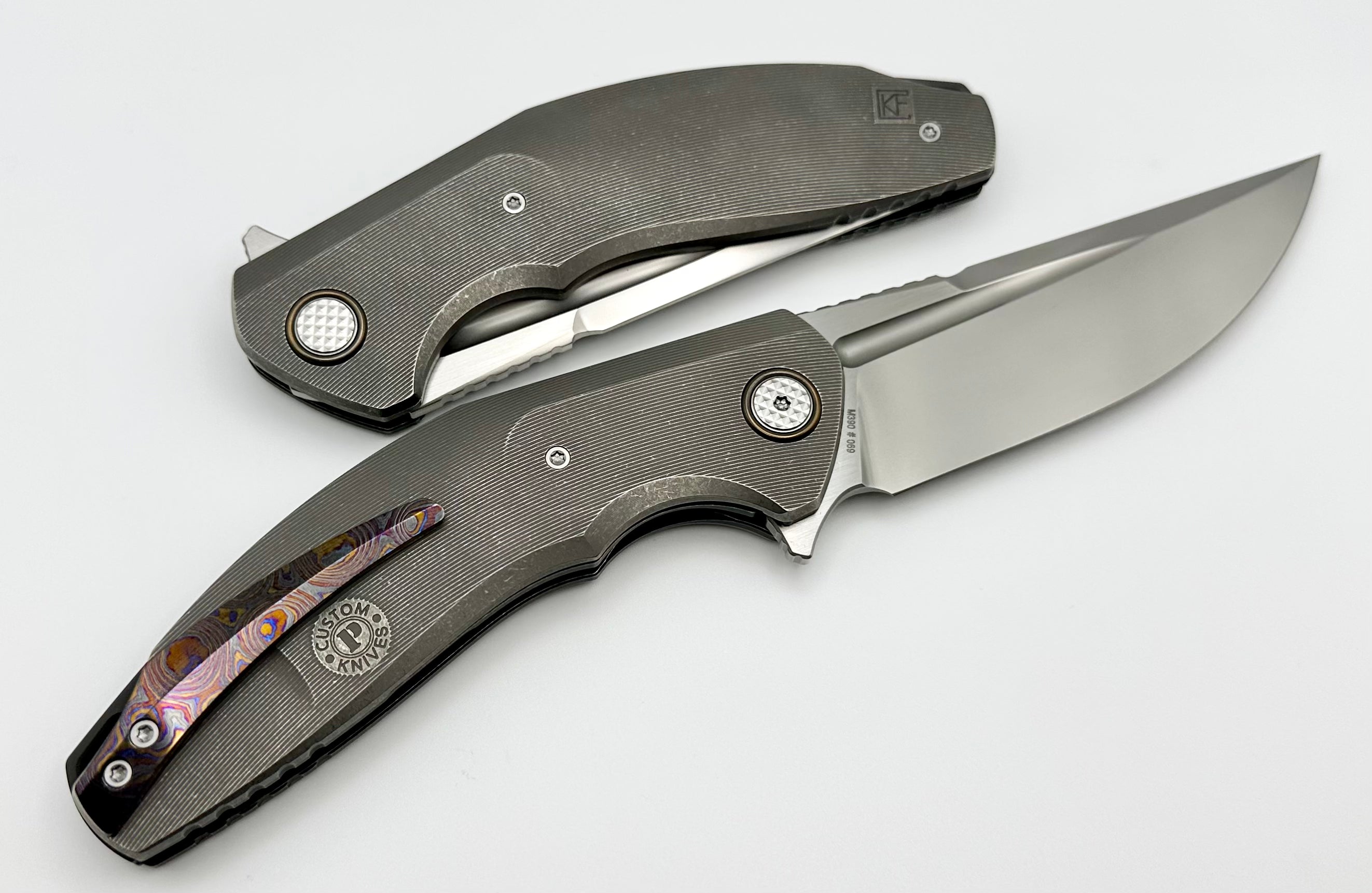 Premium Titanium Marauder Knife by Custom Knife Factory (Exclusive Edition)