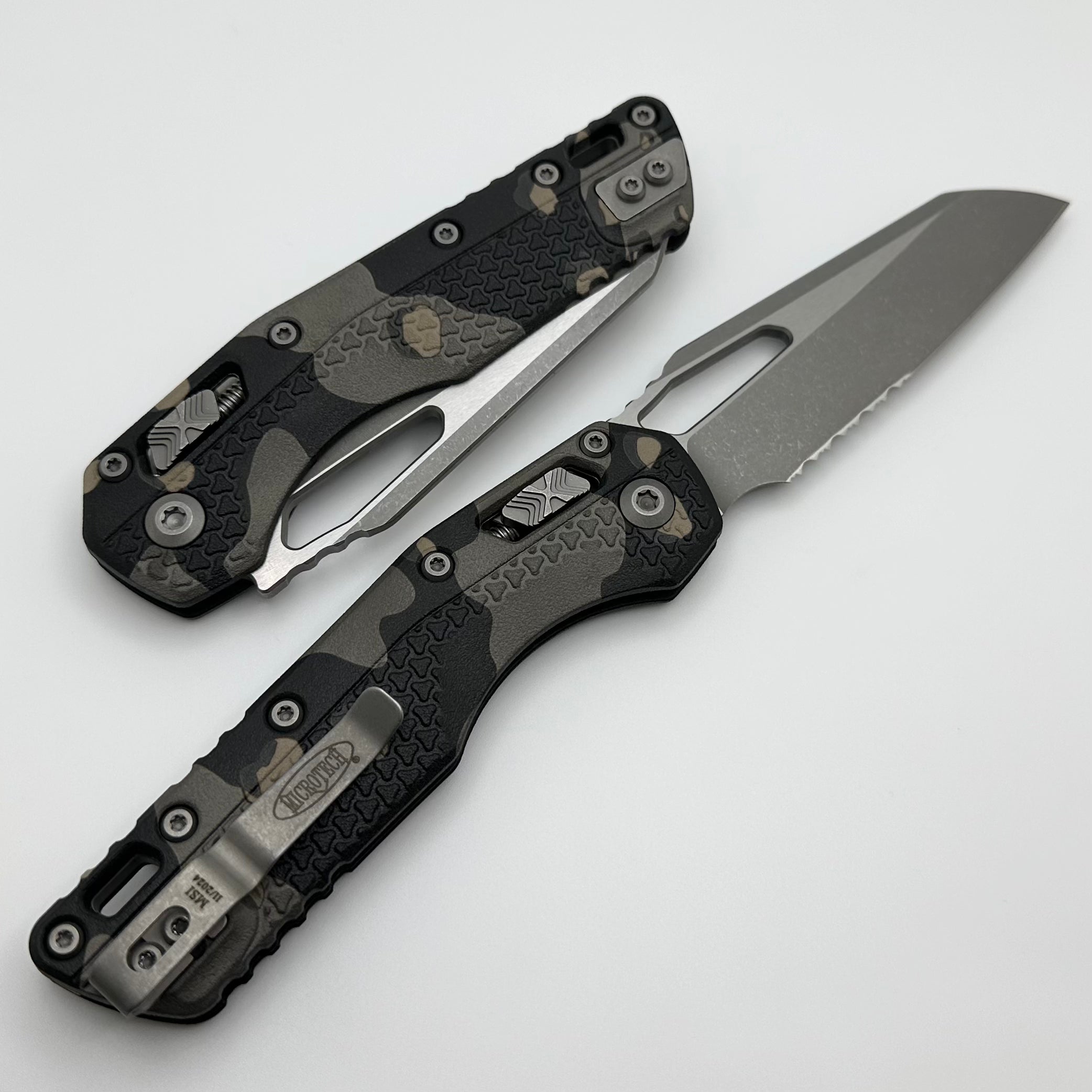 Microtech MSI RAM LOK Tactical Folding Knife - Premium Camo Polymer & M390MK Blade