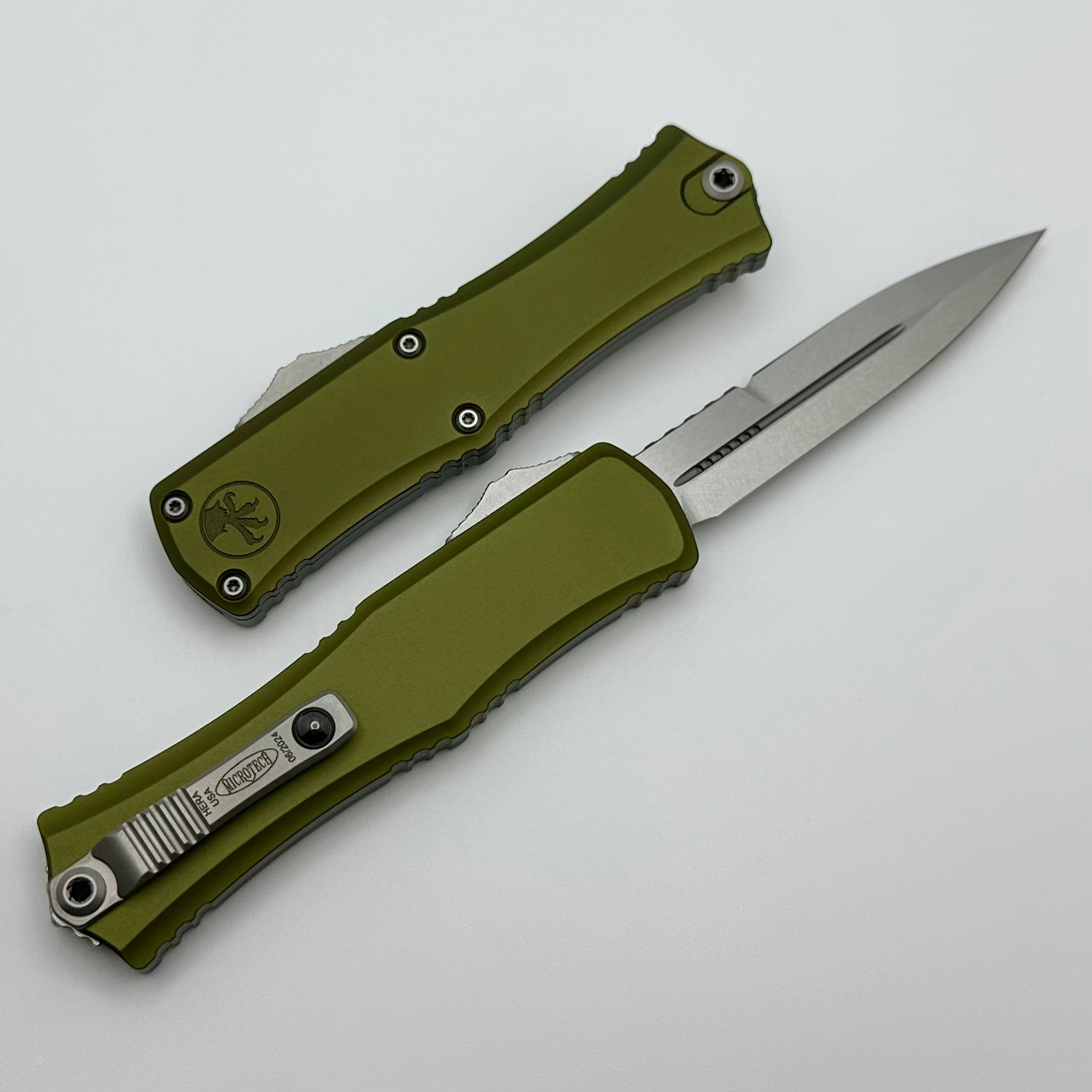 Microtech Mini Hera Stonewash Bayonet M390MK | Premium EDC Knife