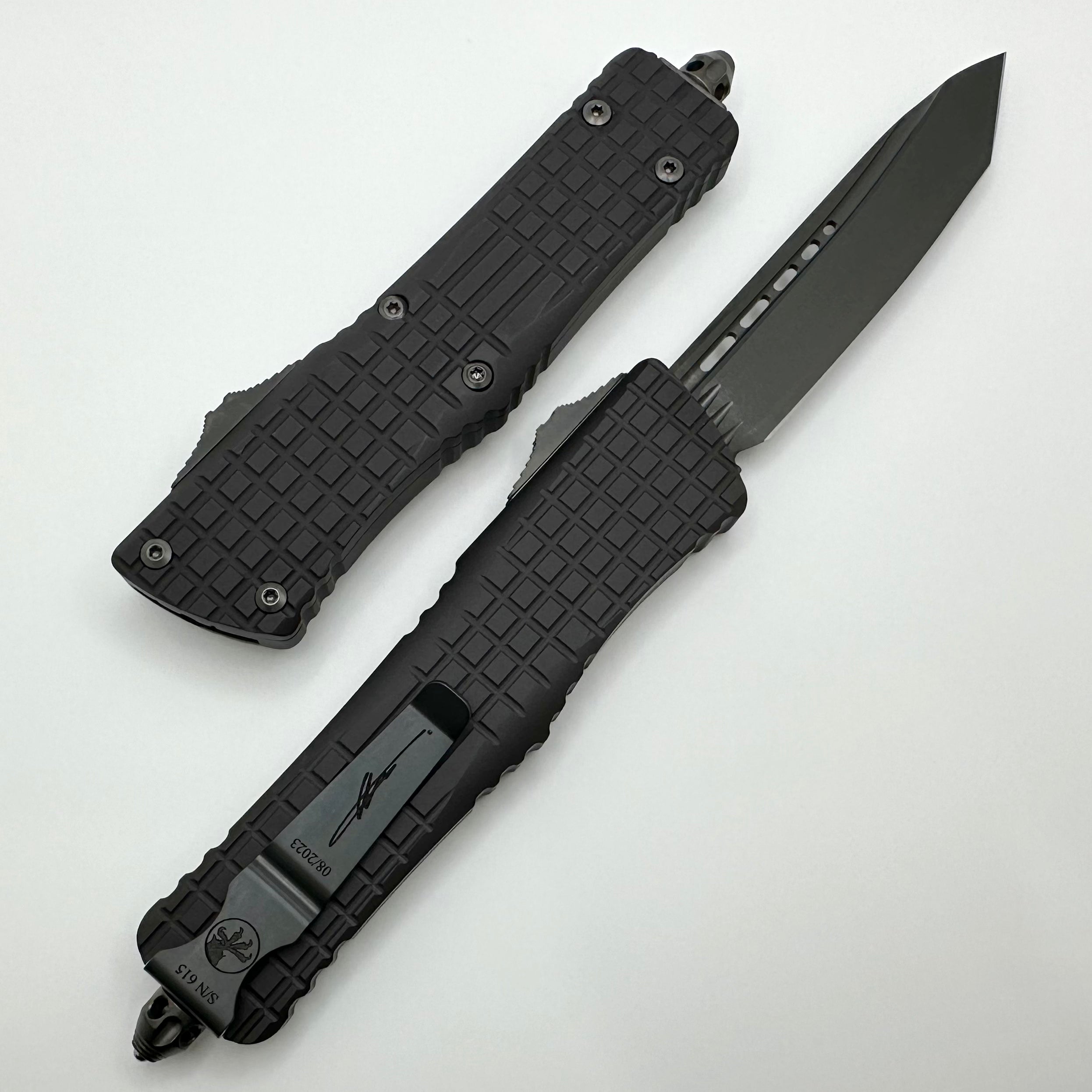 Microtech Combat Troodon Delta Frag Shadow Elite Tanto DLC Knife