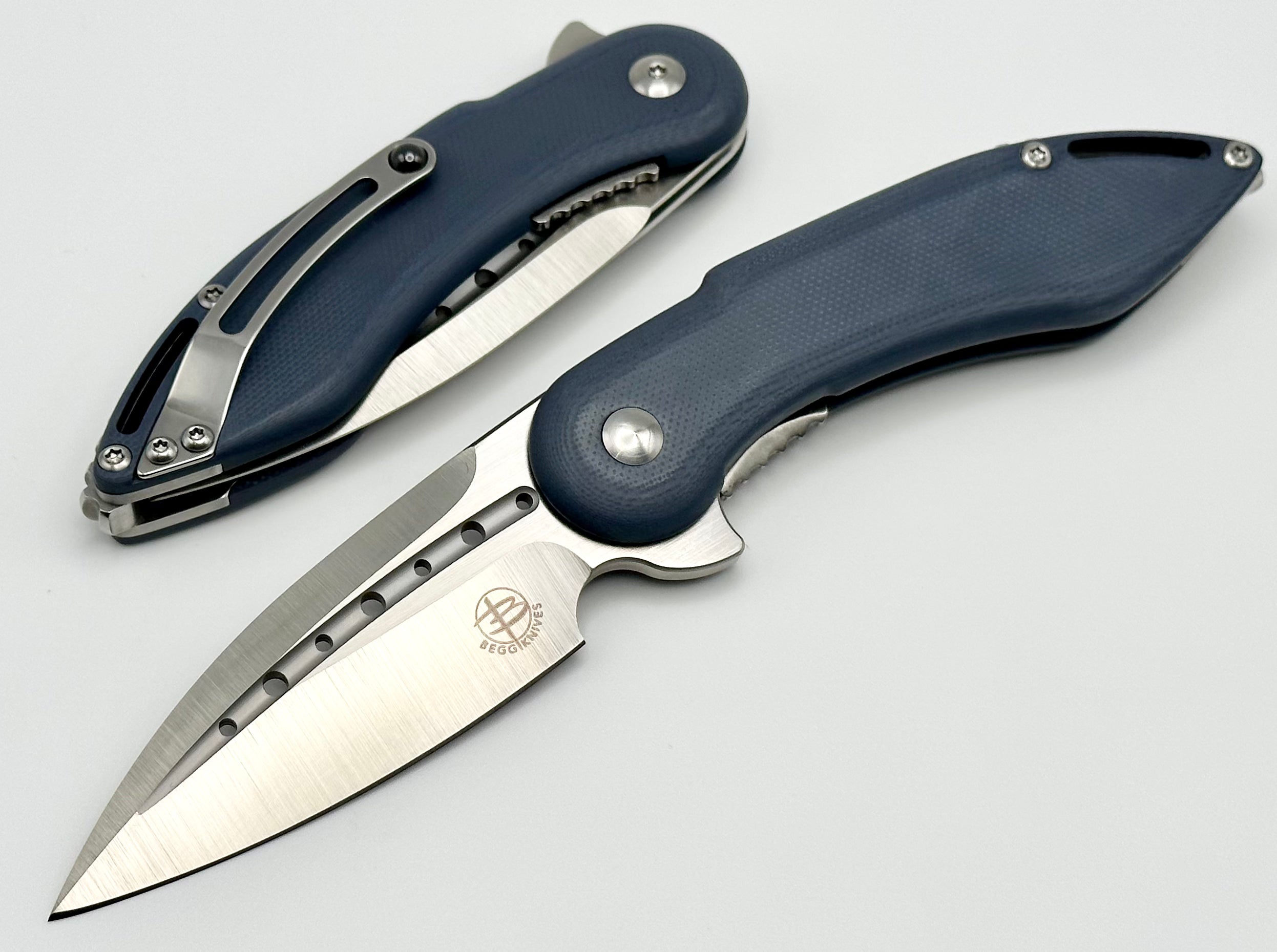 Premium Begg Knives Mini Glimpse: Ultimate Compact EDC with G-10 Handle & D2 Blade