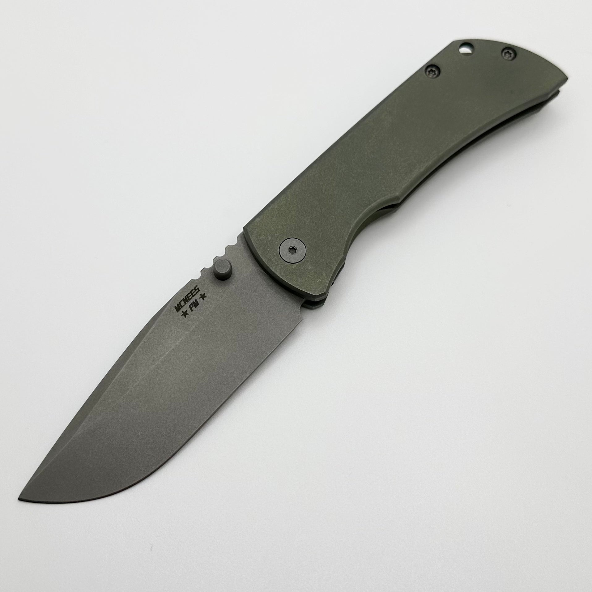 McNees Premium Machined Mac 2 3.5 - Ultimate Matte Green with Stonewash MagnaCut