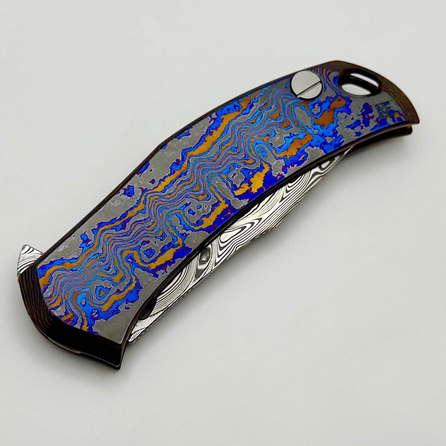 Premium Custom Knife Factory Barm Full Dress - Ultimate Edition with Damasteel & ZircuTi