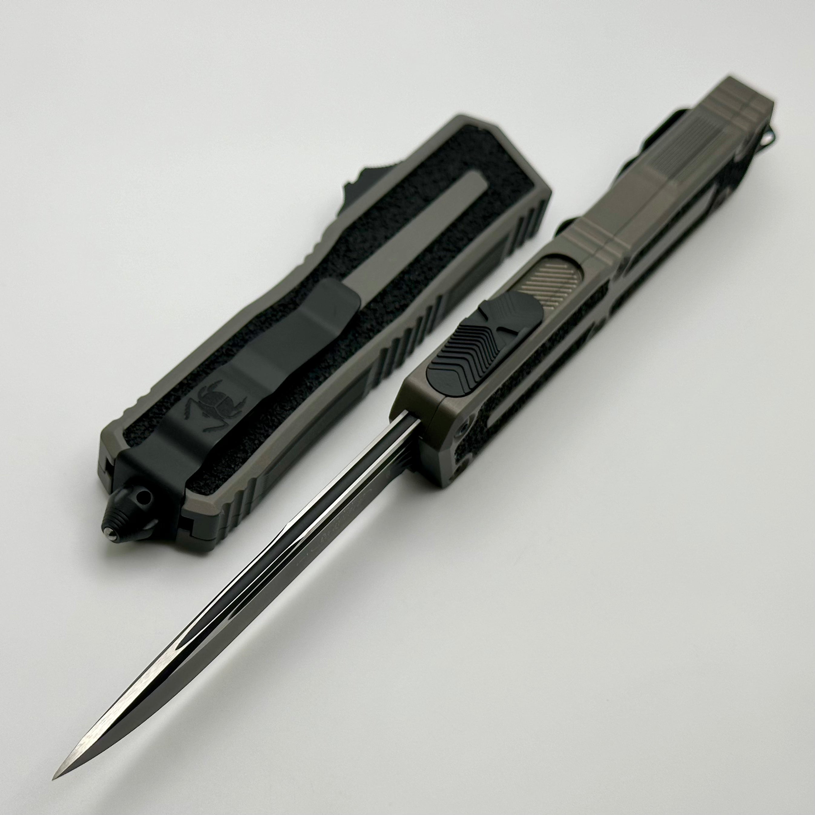 Microtech Scarab 2 Gen 3 Premium OTF Knife with Spine Fluted Blade