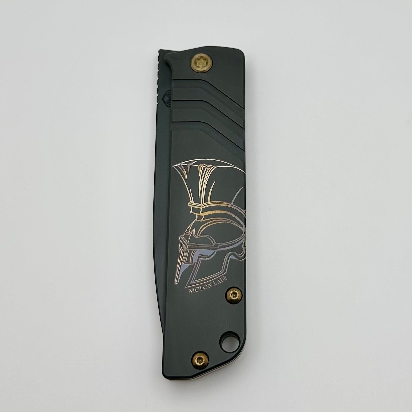 Medford Antik Ultimate Front Flipper Knife - S35VN Tanto Blade & Ghost Moon Titanium Handles