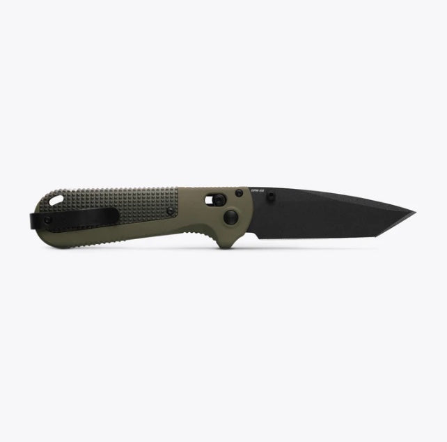 Benchmade Redoubt Ranger Green Tanto D2 EDC Knife - Ultimate Hard-Use Utility Tool