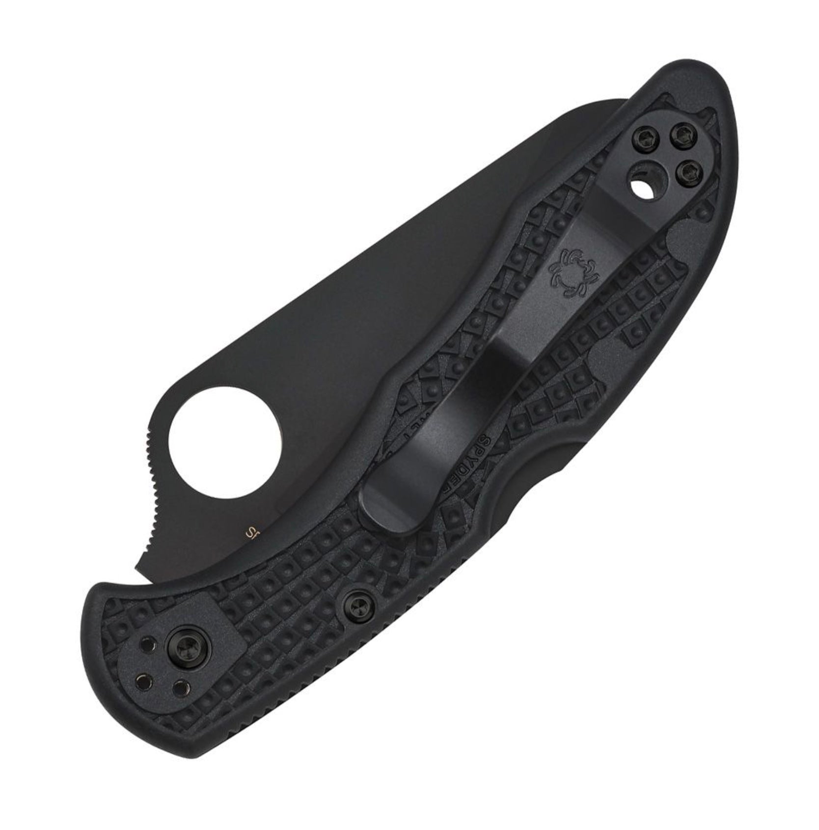 Spyderco Salt 2 Ultimate Tactical Folding Knife - Black FRN & H-1 Steel
