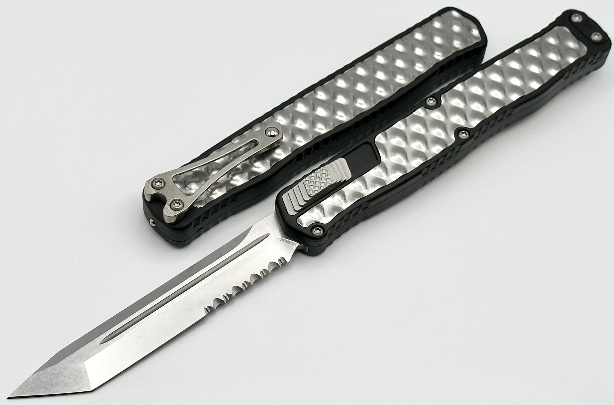 Heretic Knives Cleric II Premium Tanto Blade with Stainless Bubble Inlays - Ultimate EDC Tool