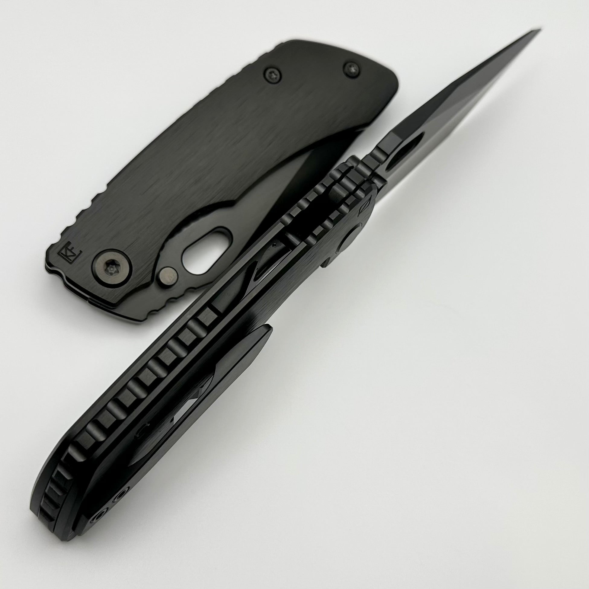 Custom Knife Factory Rotten Evo T Barked DLC - Premium Tactical Knife with DLC S90V Steel