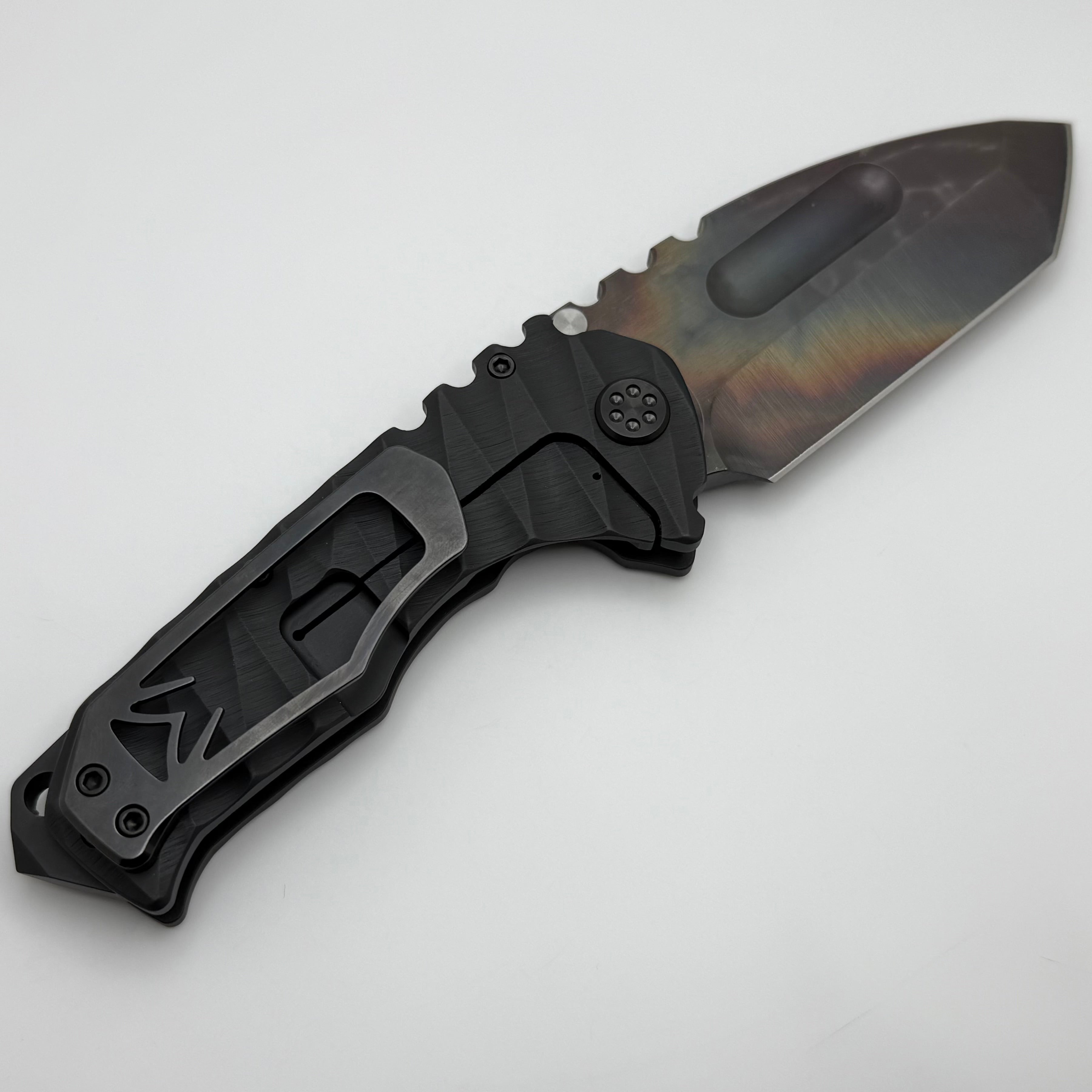 Medford Knife Praetorian TI Vulcan - Ultimate Tactical Tanto Blade with DLC Lightning Handles